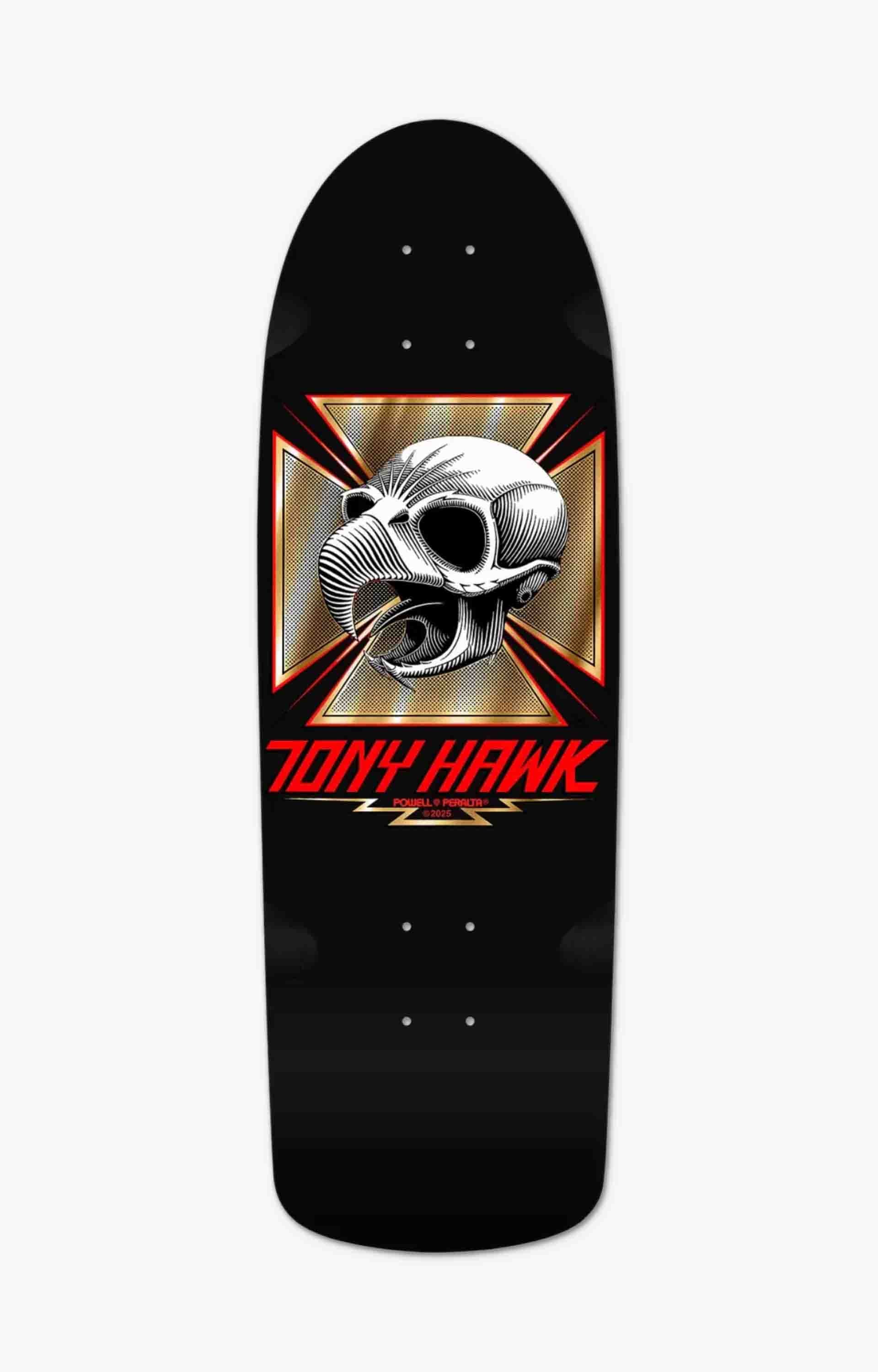 Powell Peralta Tony Hawk Bones Brigade "Series 16" Skateboard Deck, Black