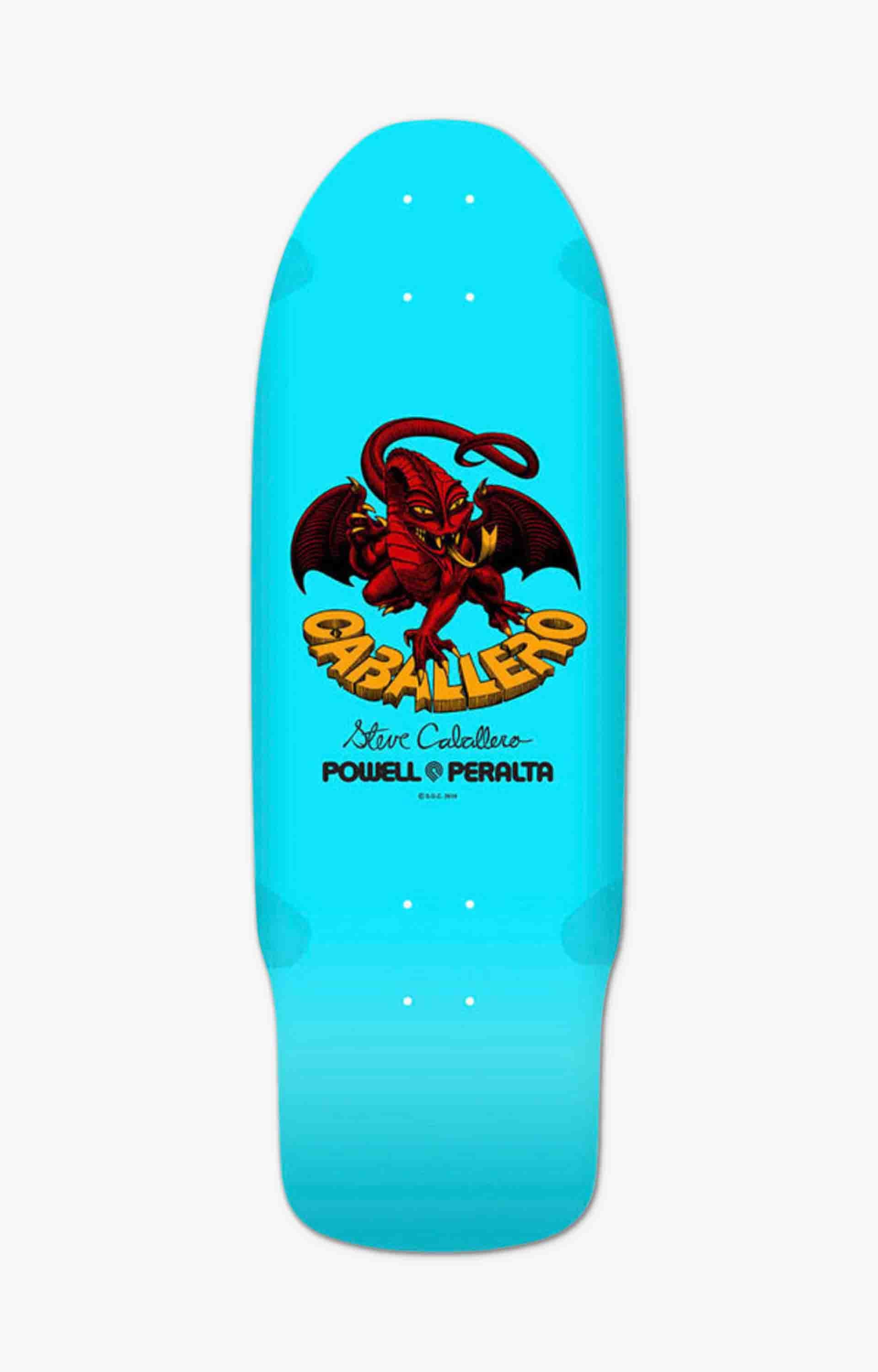 Powell Peralta Steve Caballero Bones Brigade "Series 15" Skateboard Deck, Light Blue