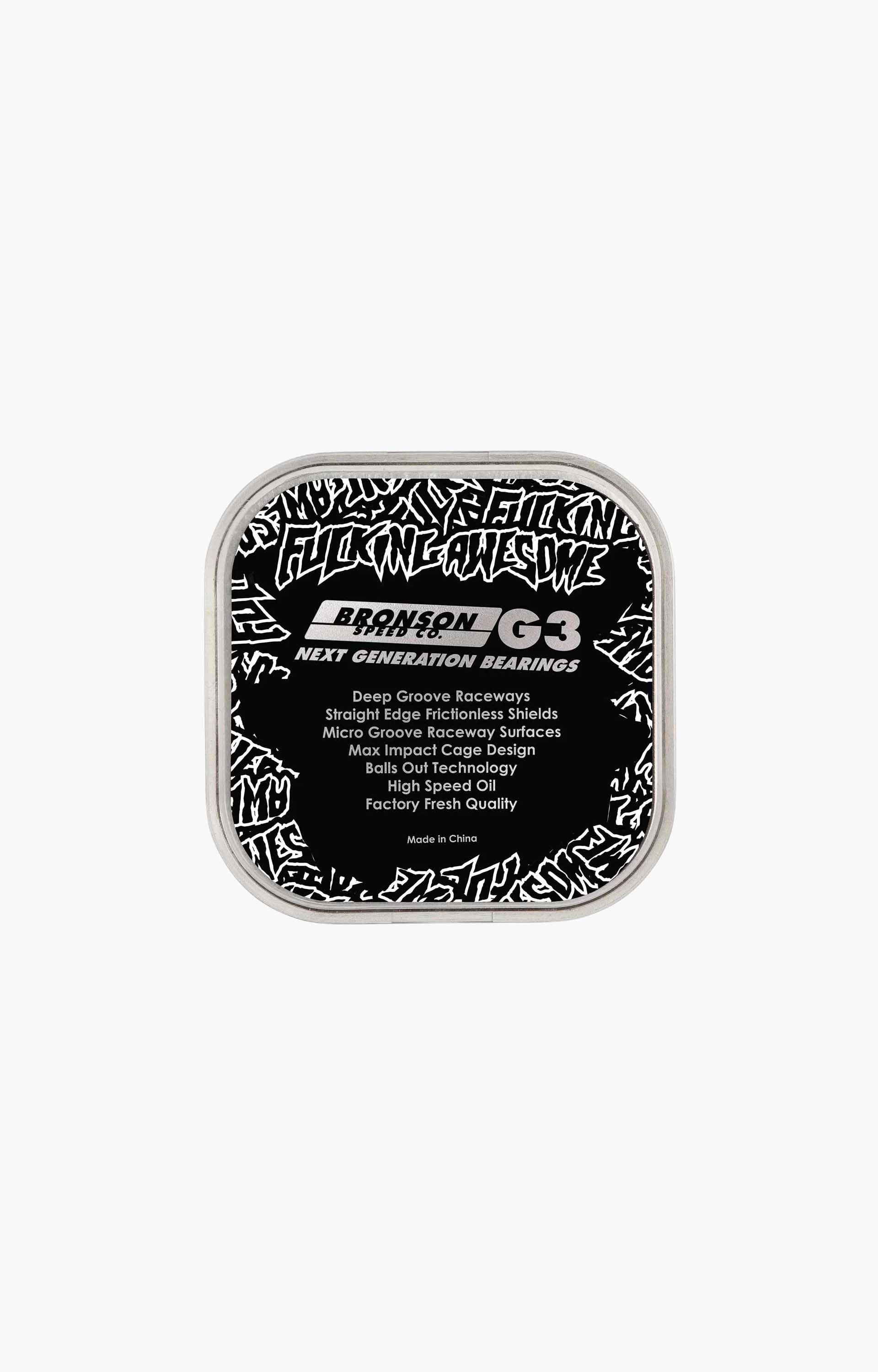 Bronson Bearings x FA Entertainment G3 Skateboard Bearings