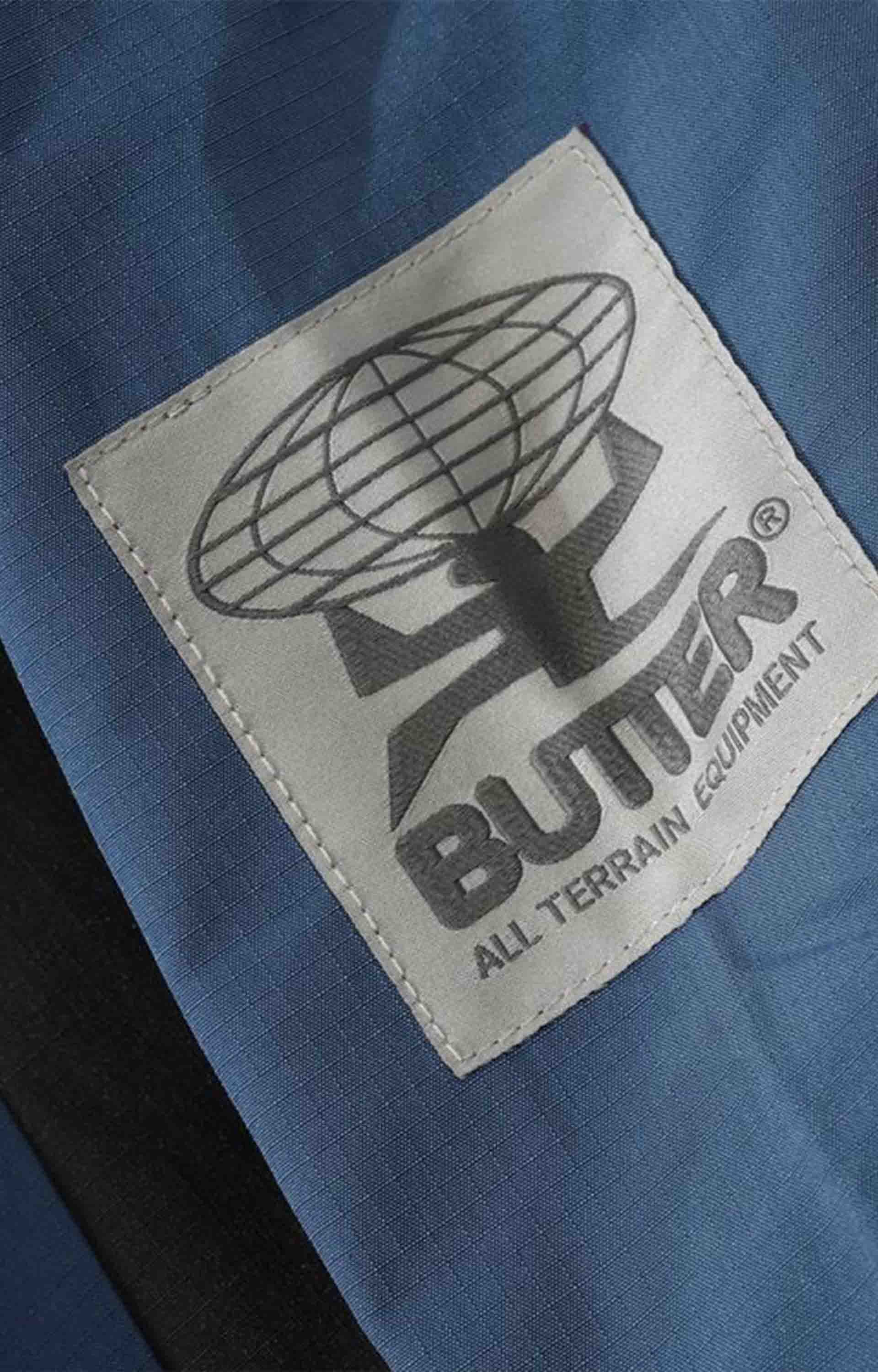 Butter Goods Contour Anorak, Navy/Black