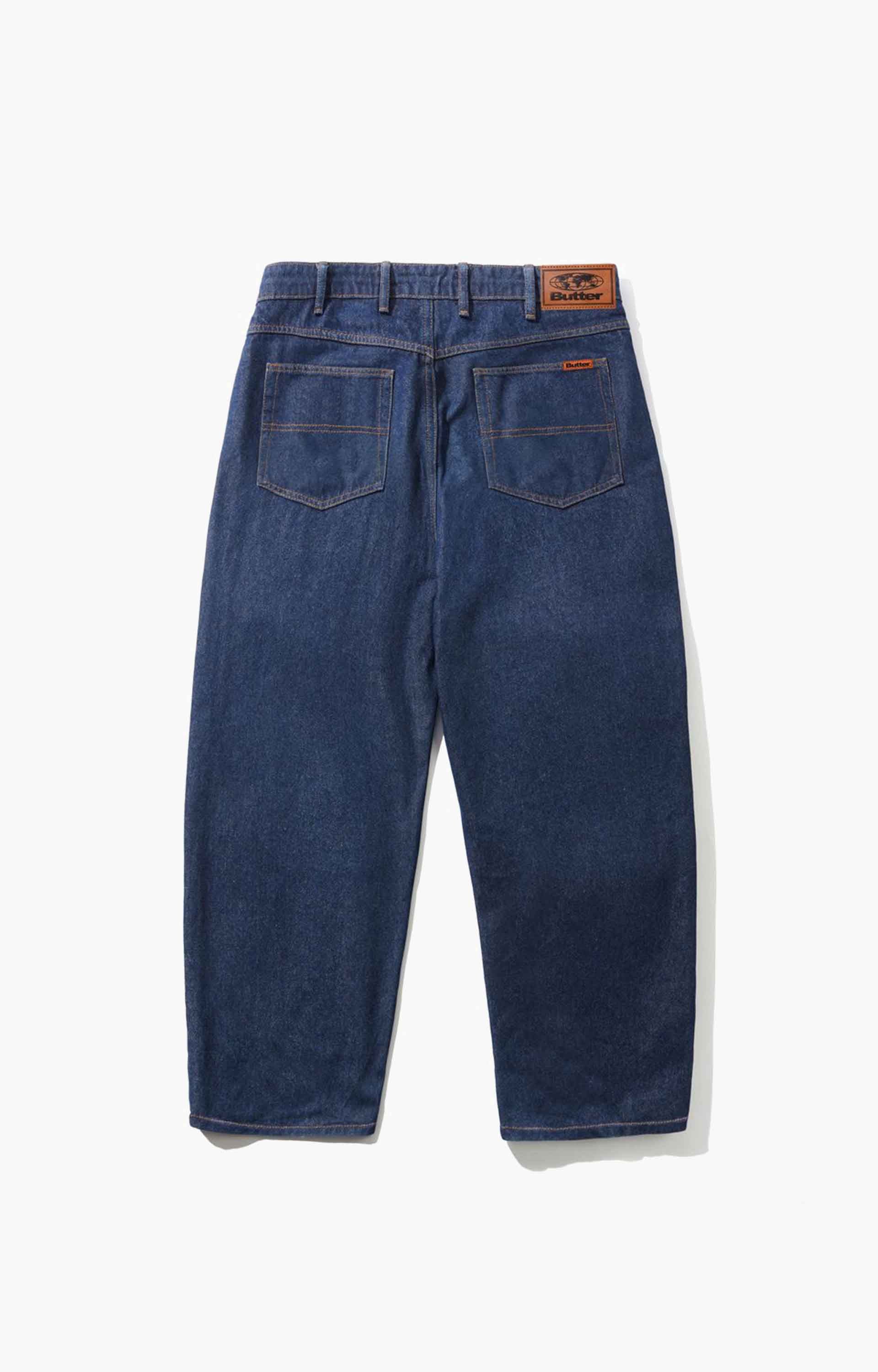 Butter Goods Relaxed Denim Pants, Dark Indigo