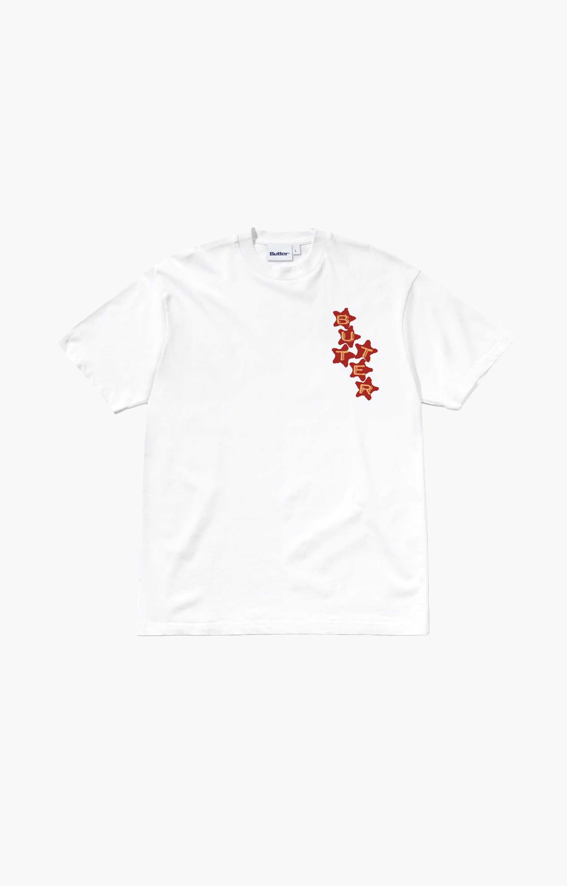 Butter Goods Stars Tee, White