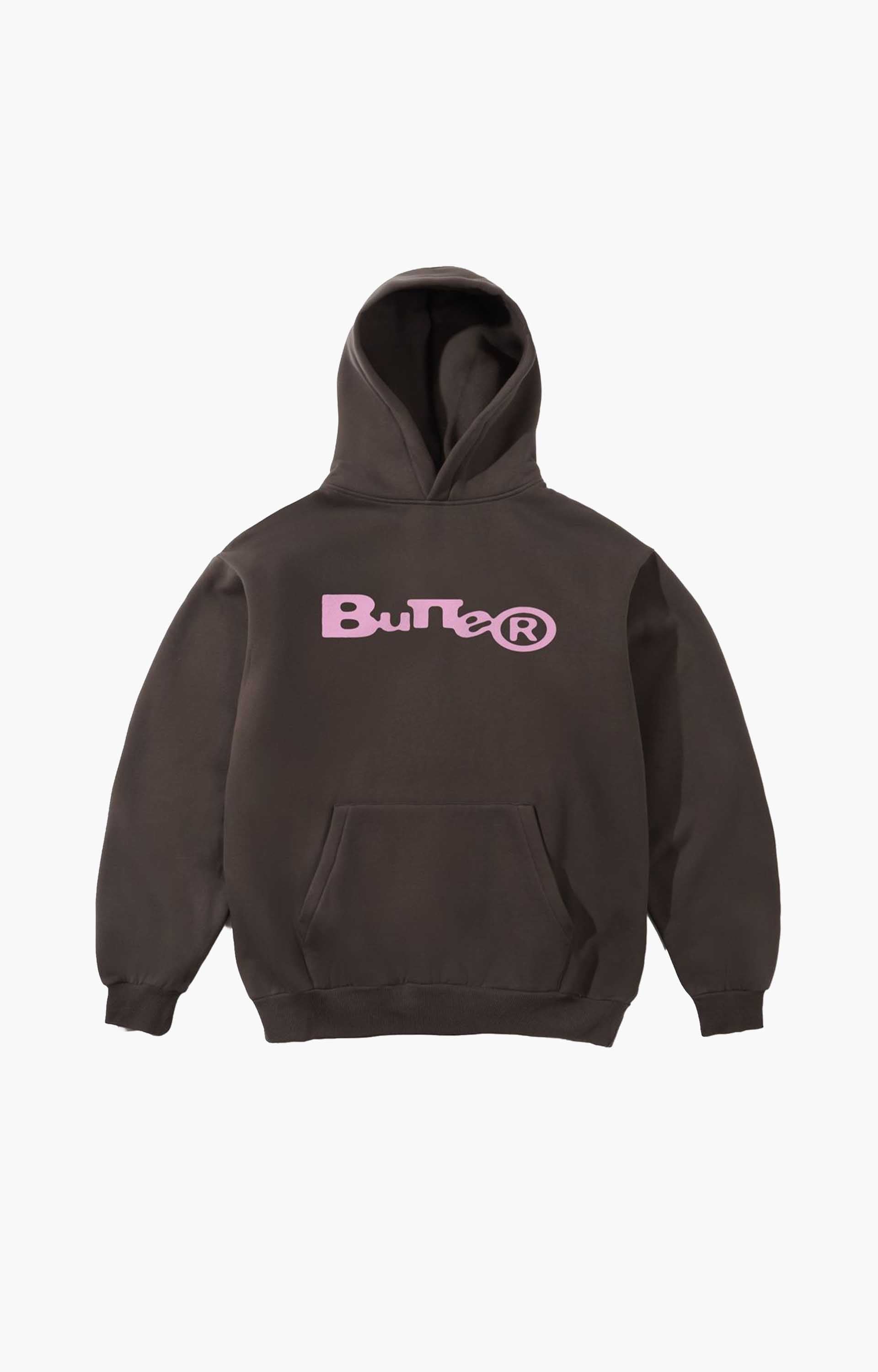 Butter Goods Registered Pullover Hood, Brown