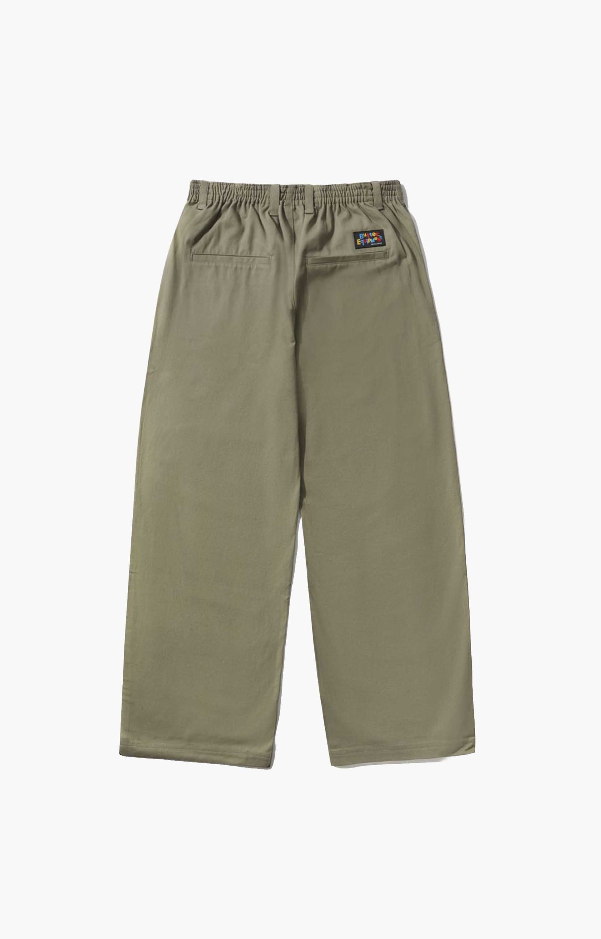 Butter Goods Wide Leg Pants, Fatigue