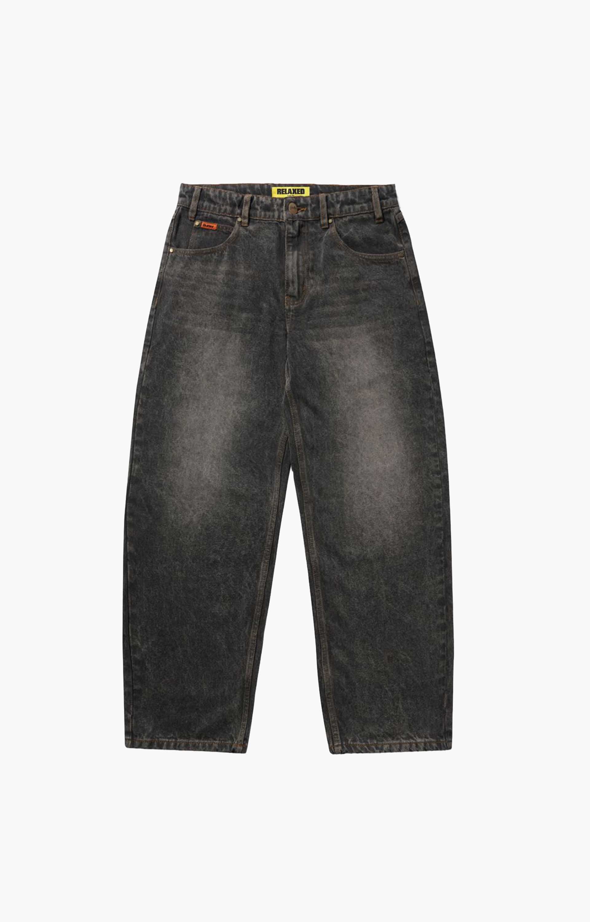 Butter Goods Relaxed Denim Jeans, Faded Charcoal