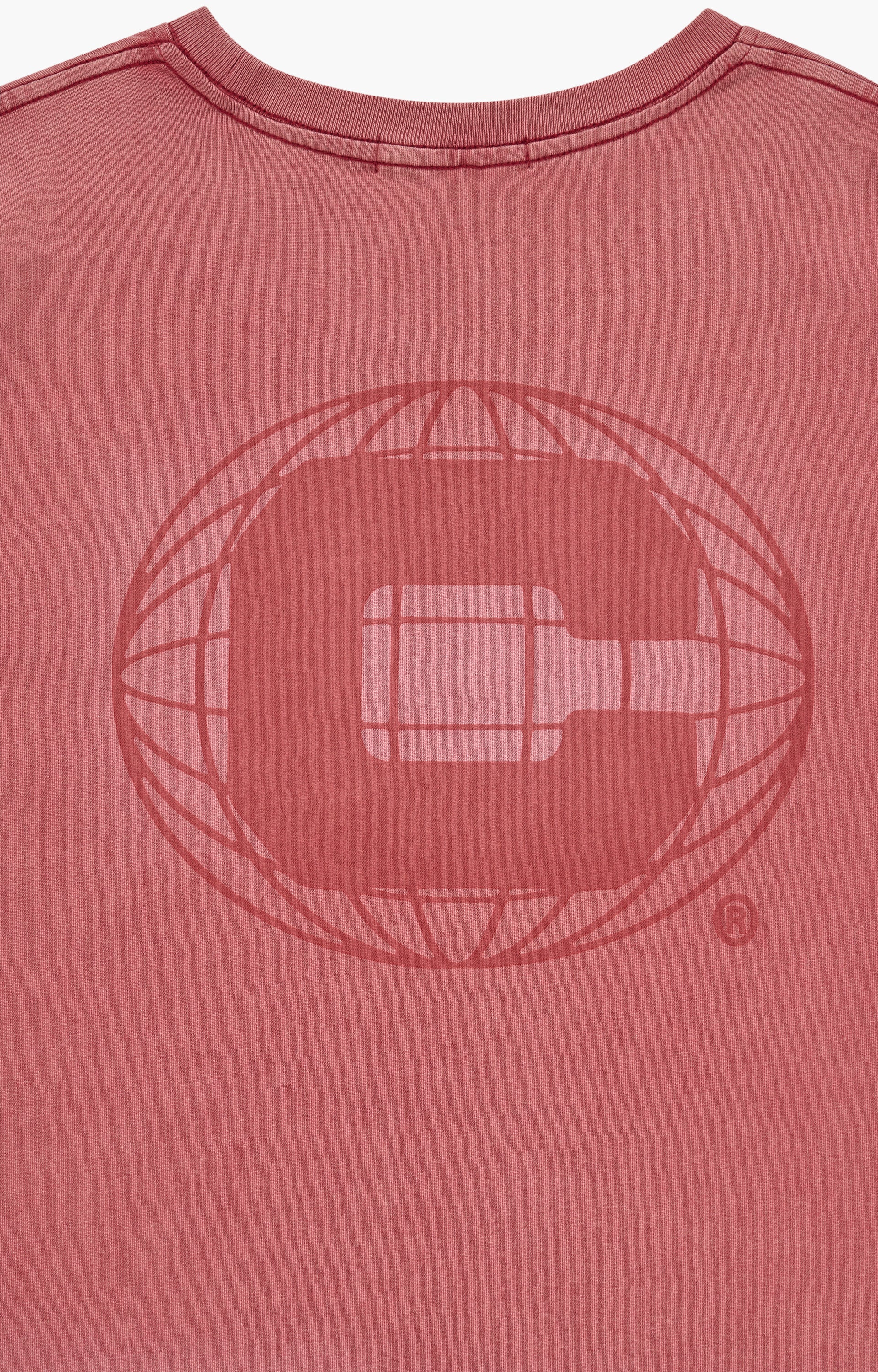 Concrete Youth Sunfade International T-Shirt, Rosso