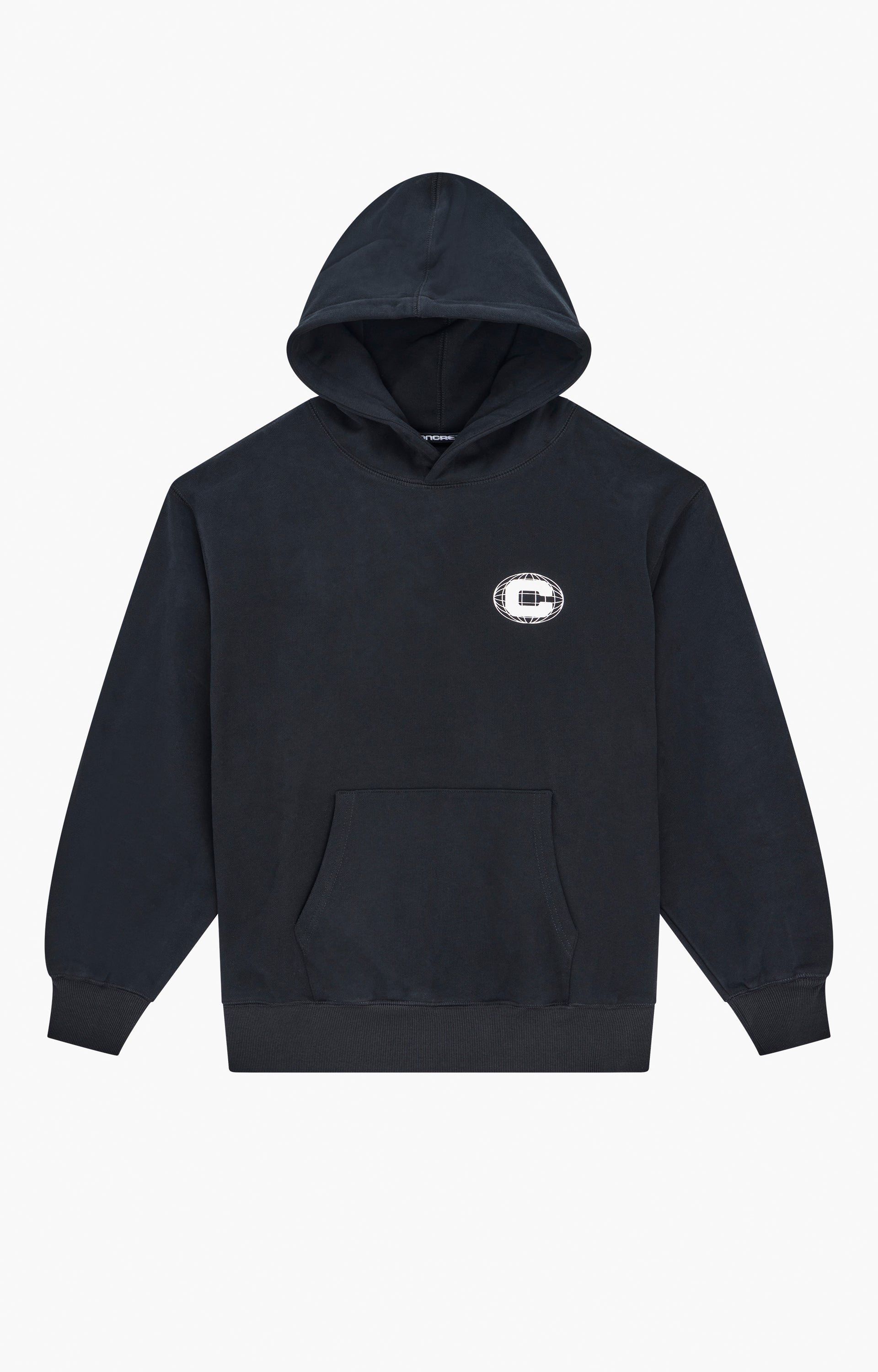 Concrete International Hoodie, Black