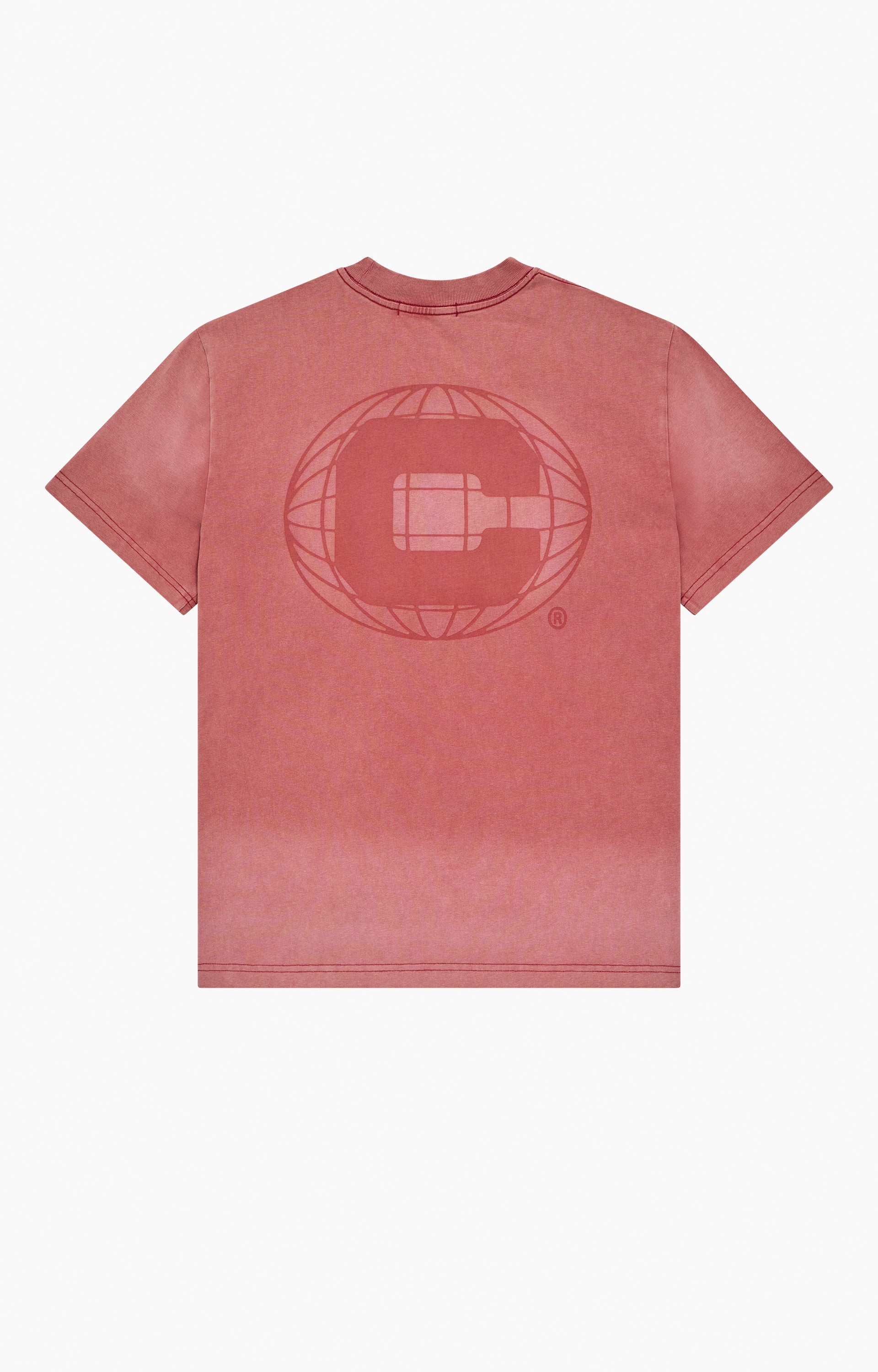 Concrete Sunfade International T-Shirt, Rosso