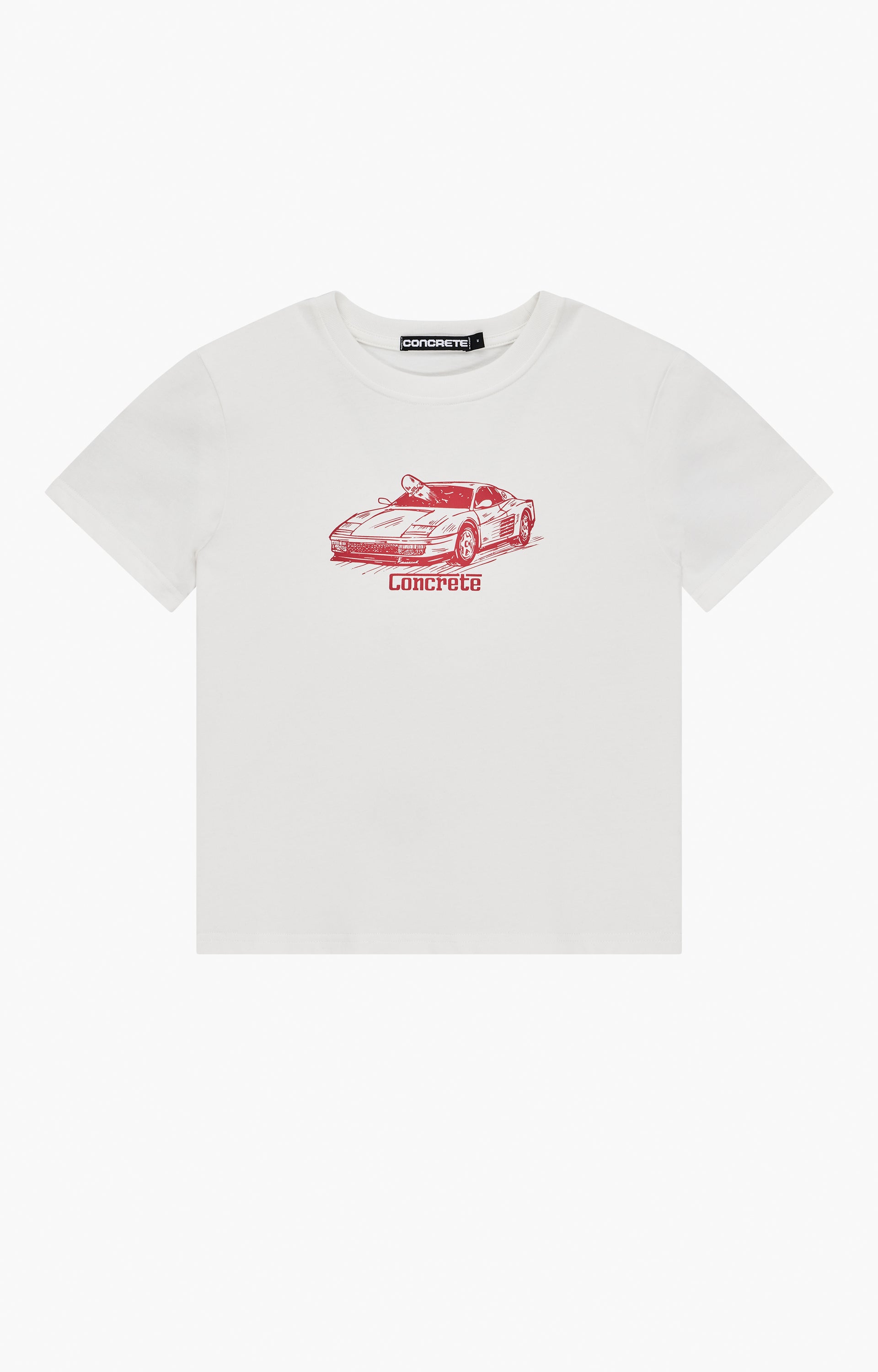 Concrete Cavallino T-Shirt, White