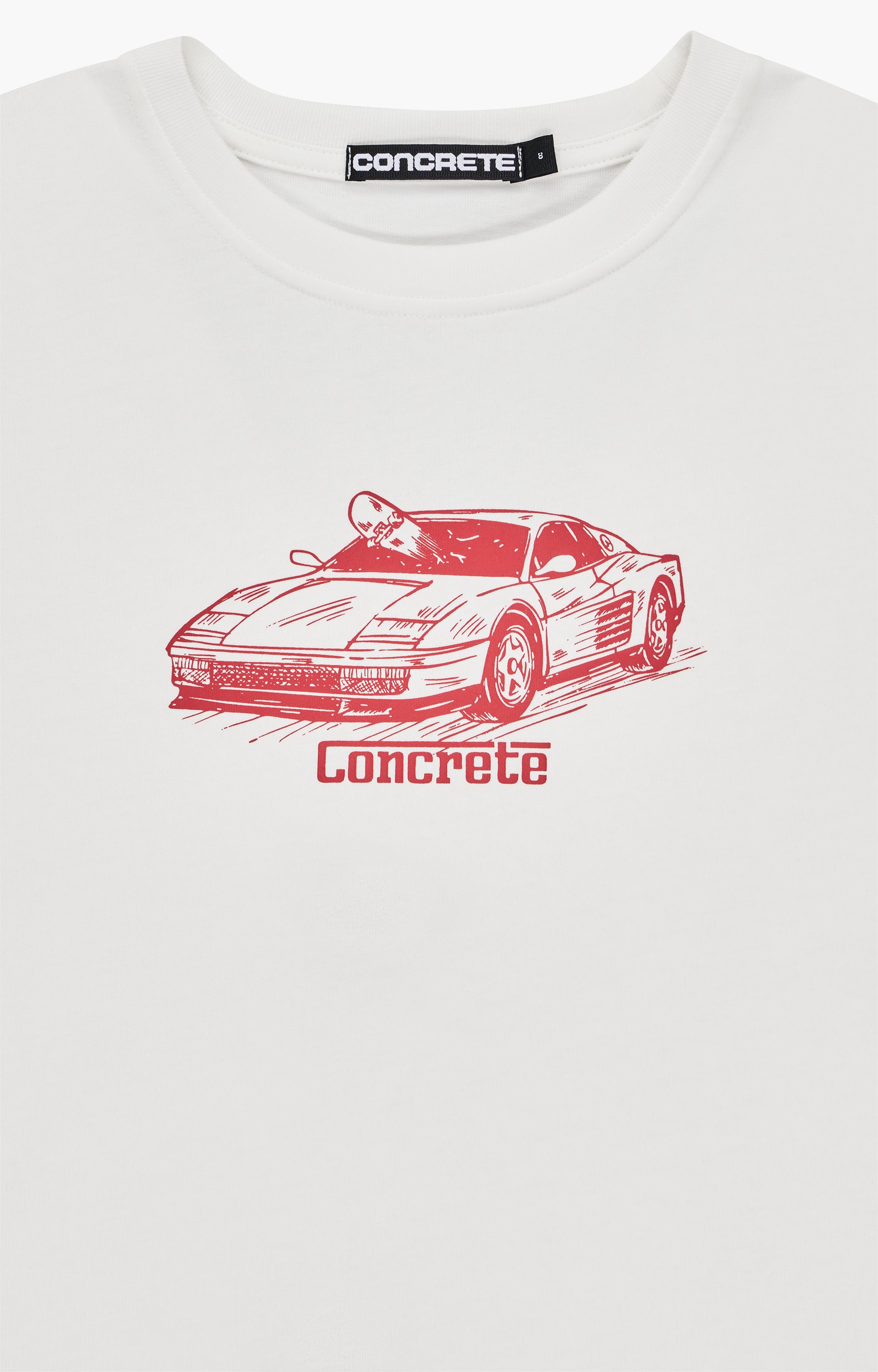Concrete Cavallino T-Shirt, White