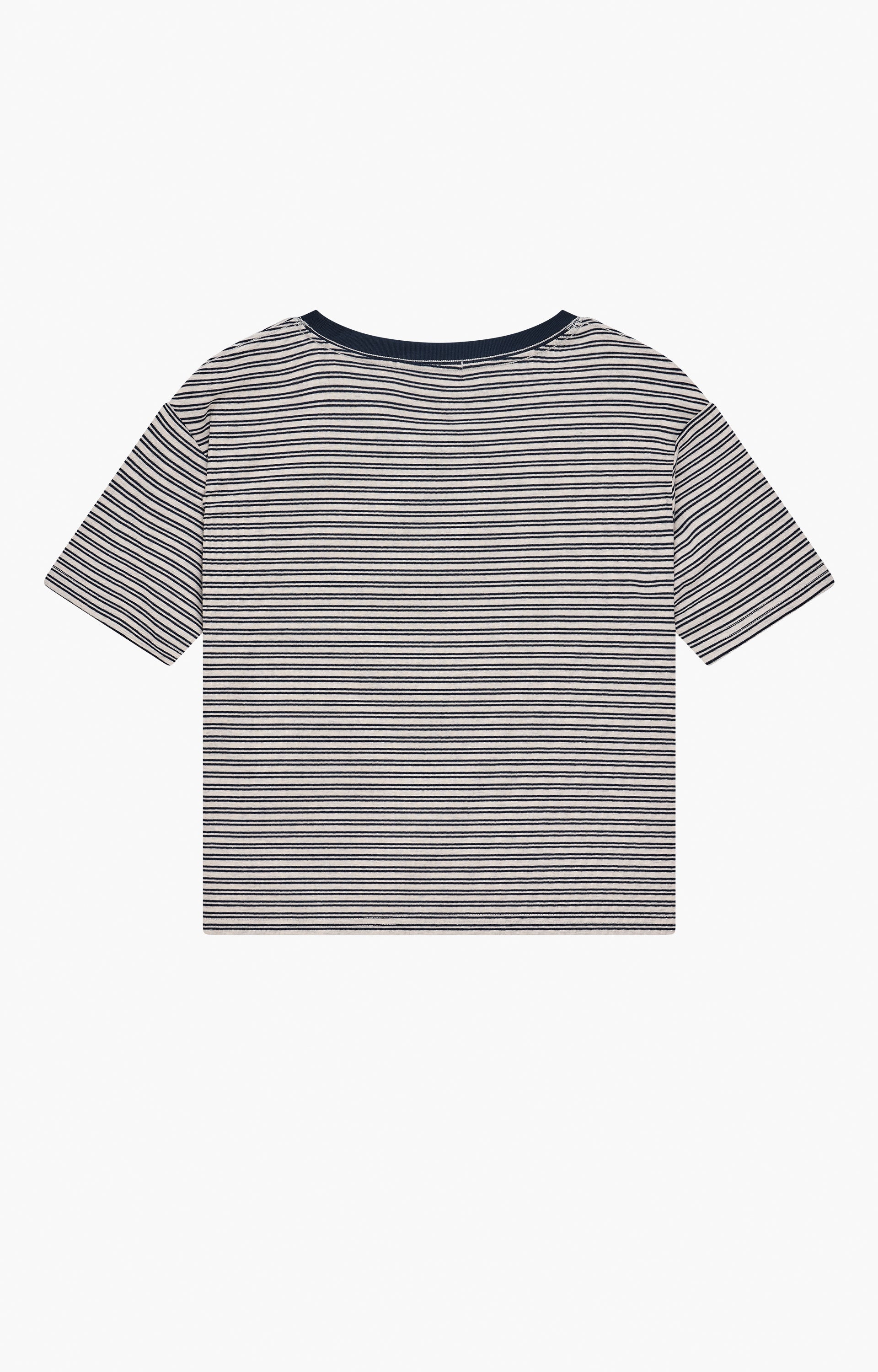 Concrete Youth Linework T-Shirt, Chalk/Navy