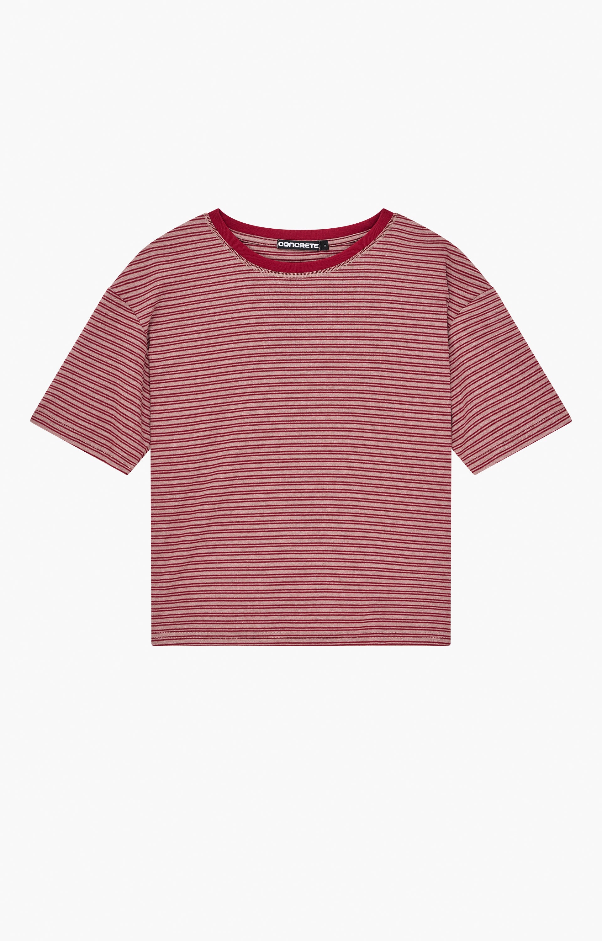 Concrete Youth Linework T-Shirt, Taupe/Crimson