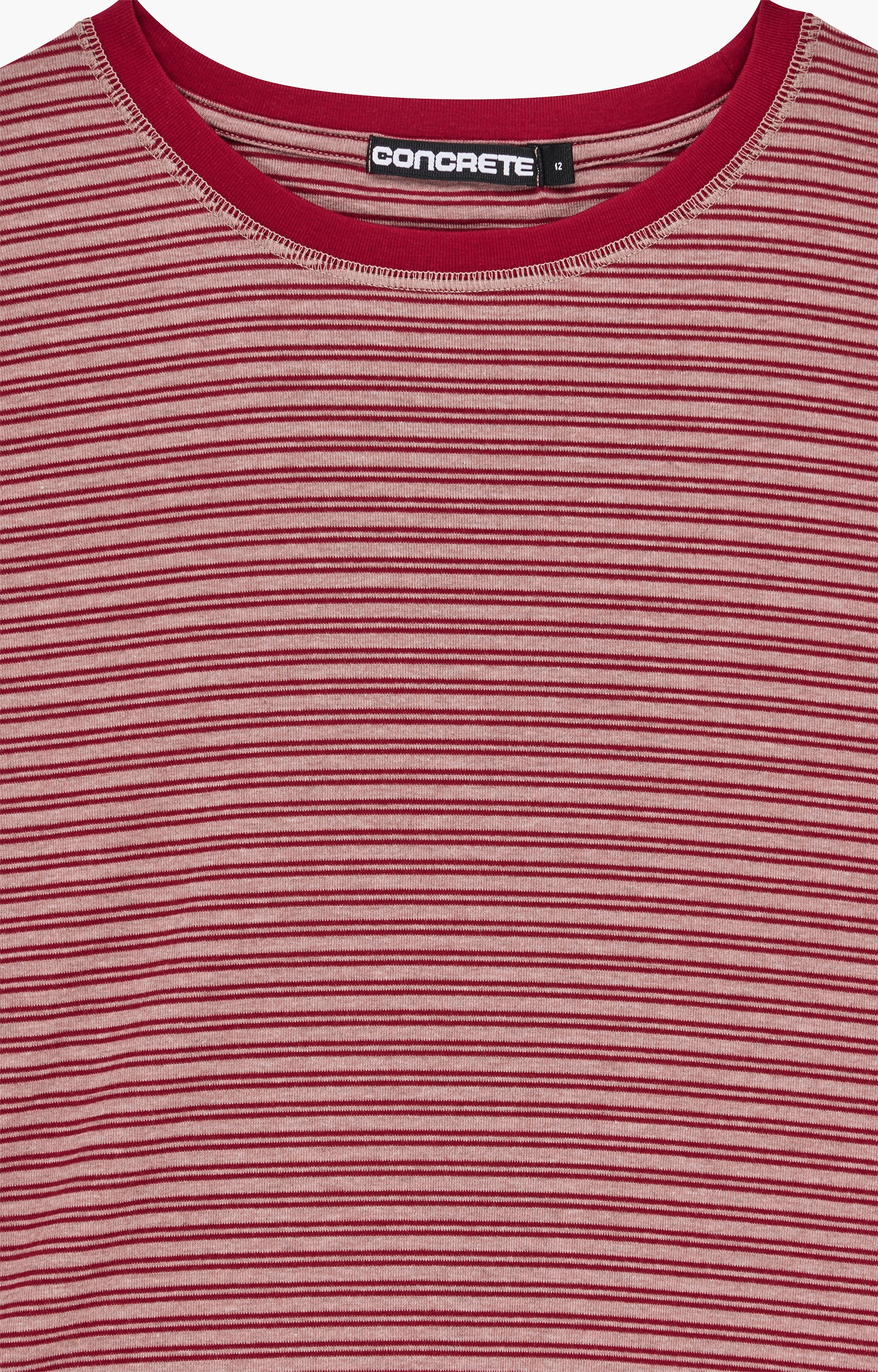 Concrete Youth Linework T-Shirt, Taupe/Crimson