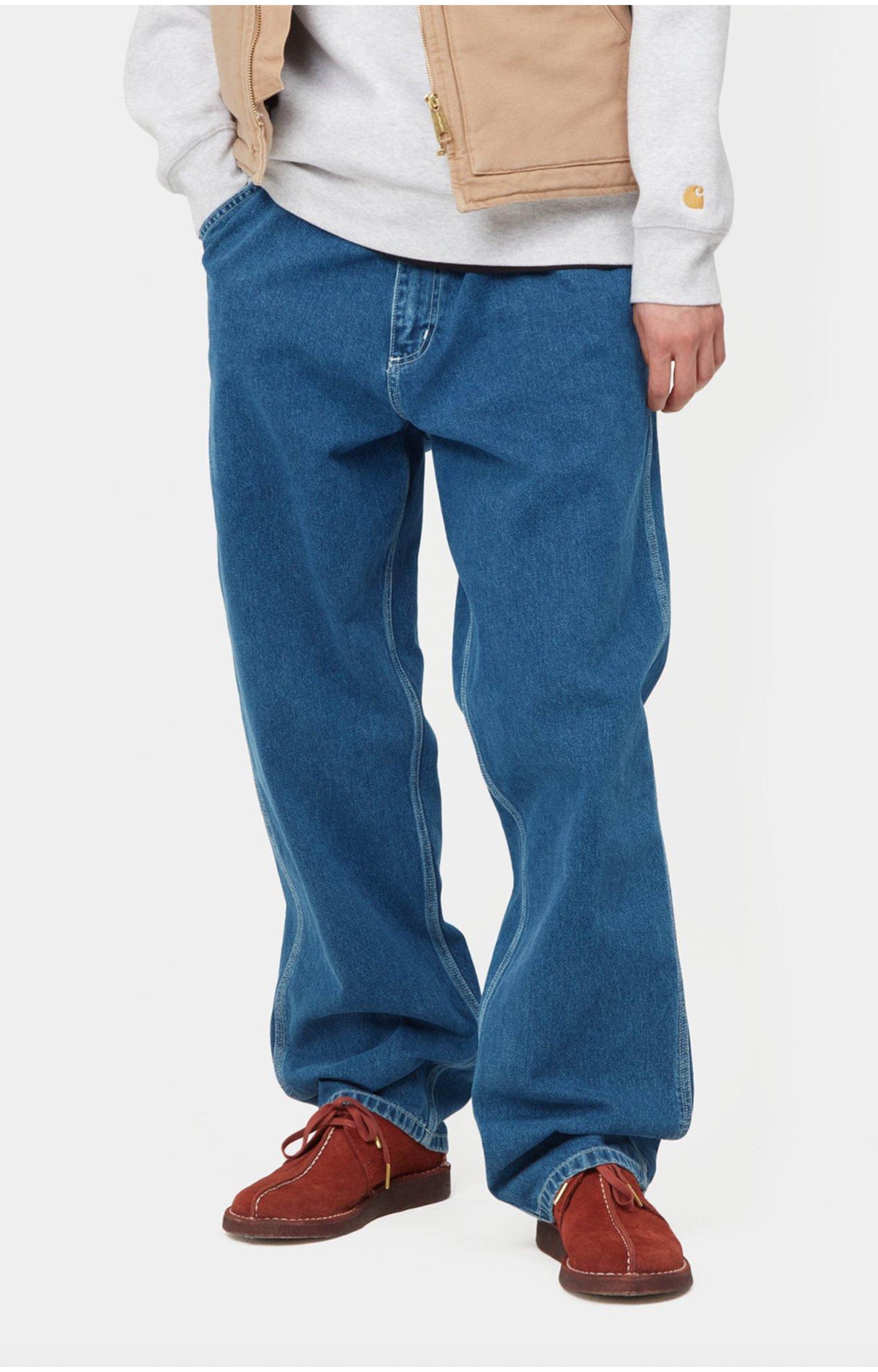 Carhartt WIP Simple Pant, Blue Stone Washed