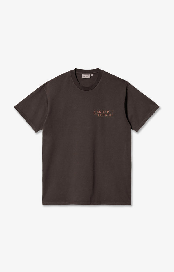 Carhartt WIP Undisputed T-Shirt, Brown/Pink
