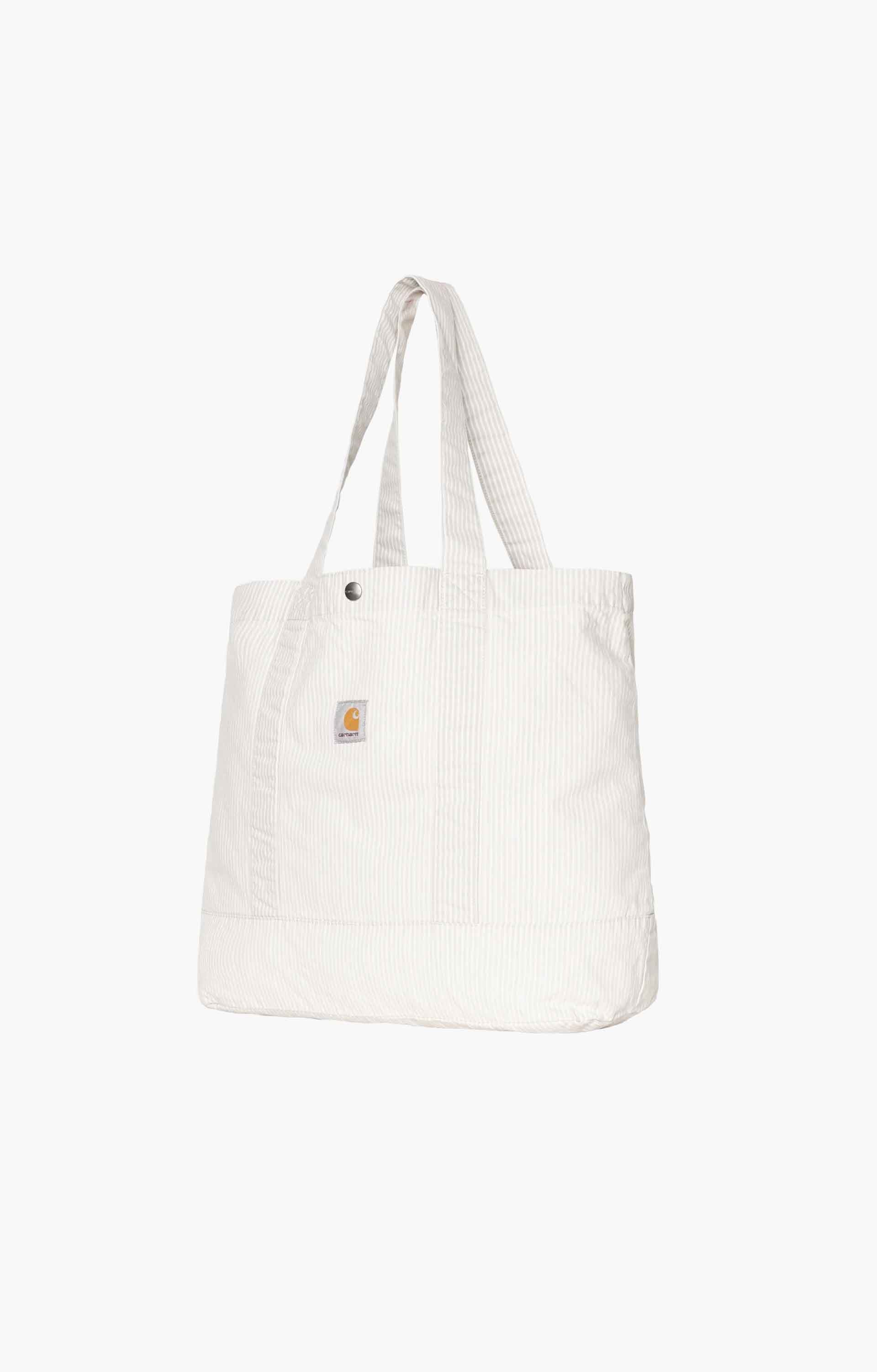 Carhartt WIP Mercer Tote Bag, Stripe Graphite/Wax