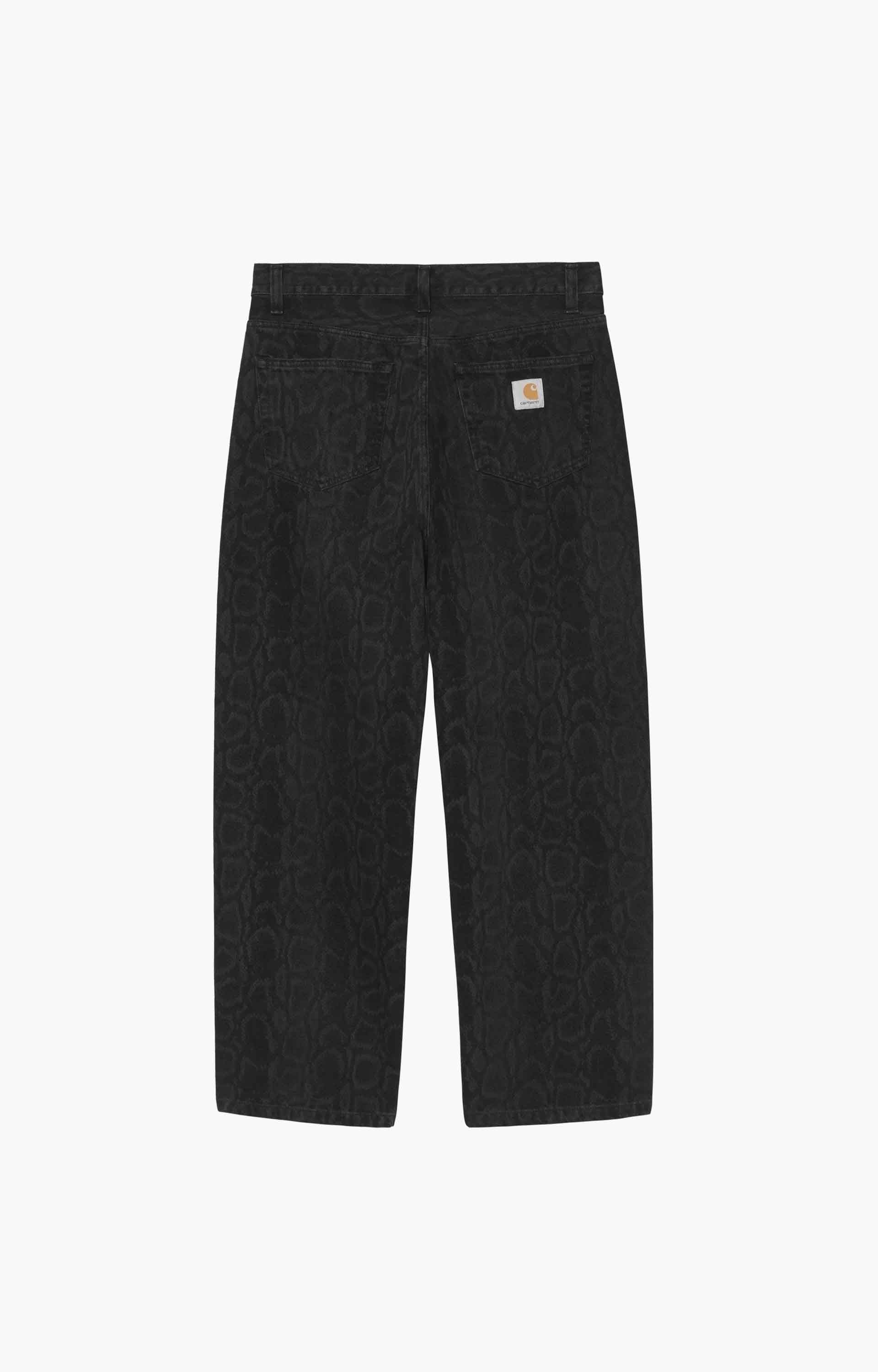 Carhartt WIP Snake Landon Pant, Camo Black Stone Wash
