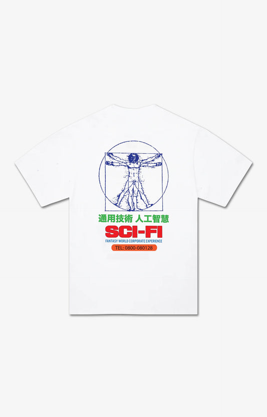 Sci-Fi Fantasy Chain of Being 2 T-Shirt, White