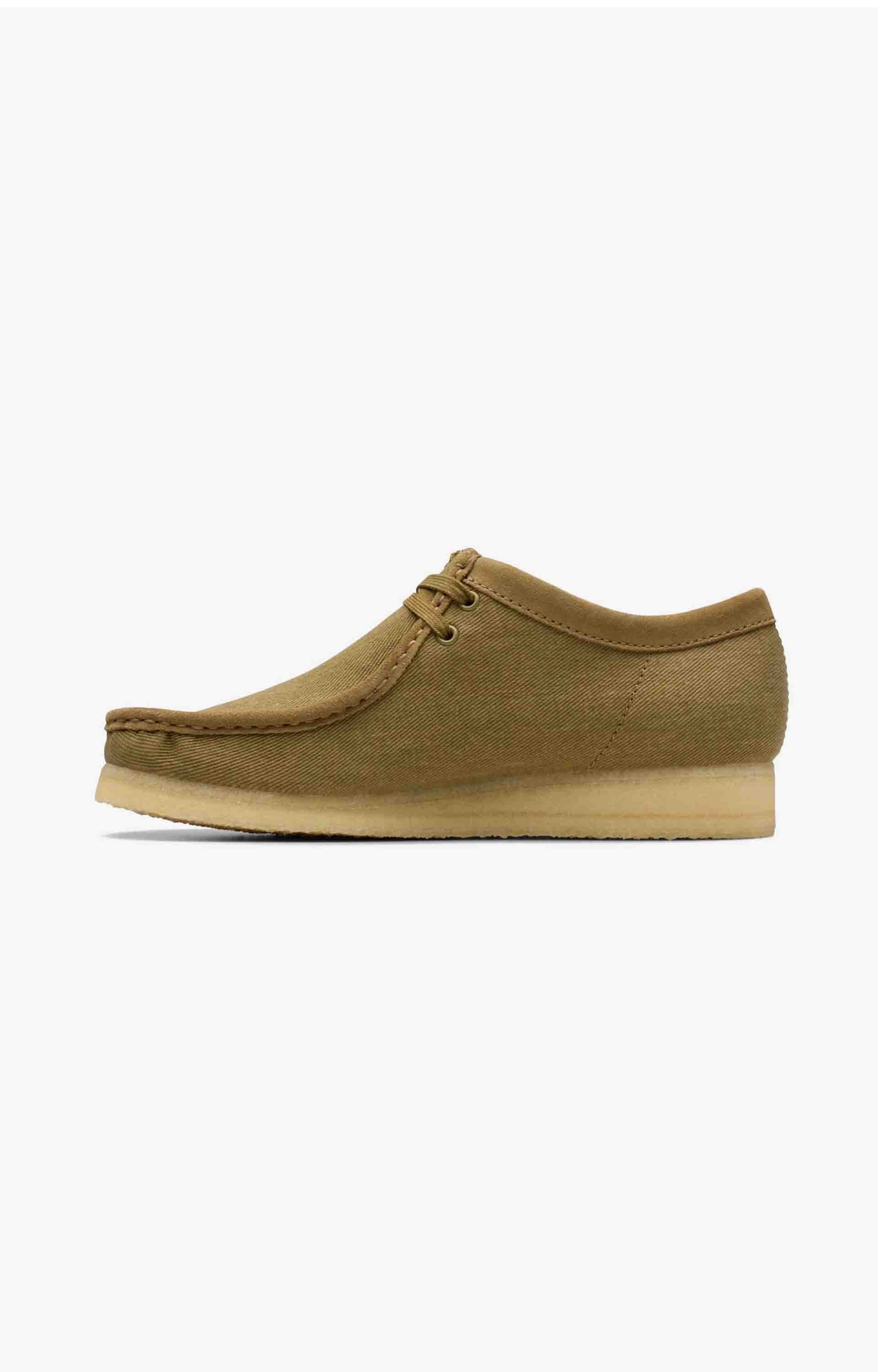 Clarks Originals Wallabee, Olive Canvas