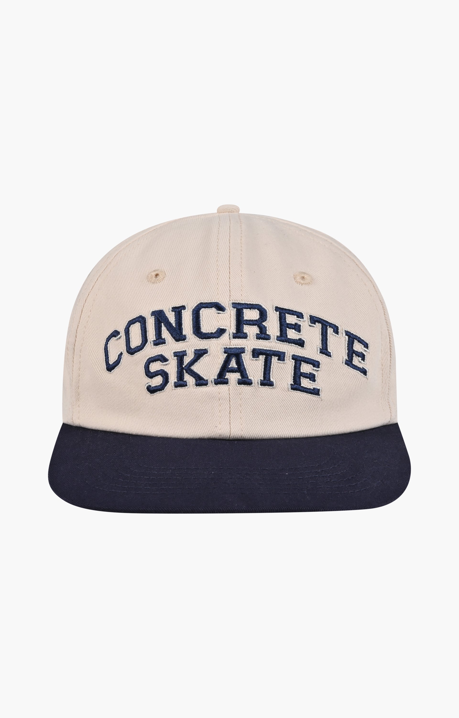Concrete Skate League Cap, Navy/Taupe