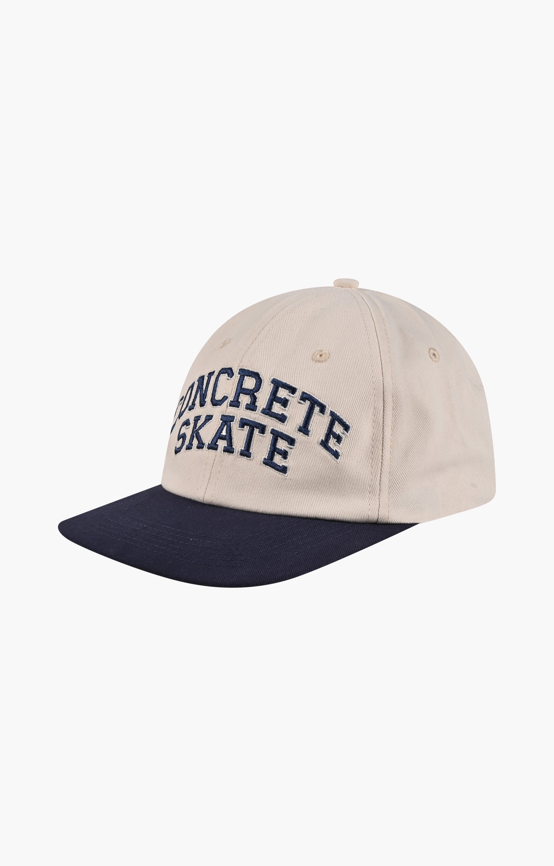 Concrete Skate League Cap, Navy/Taupe