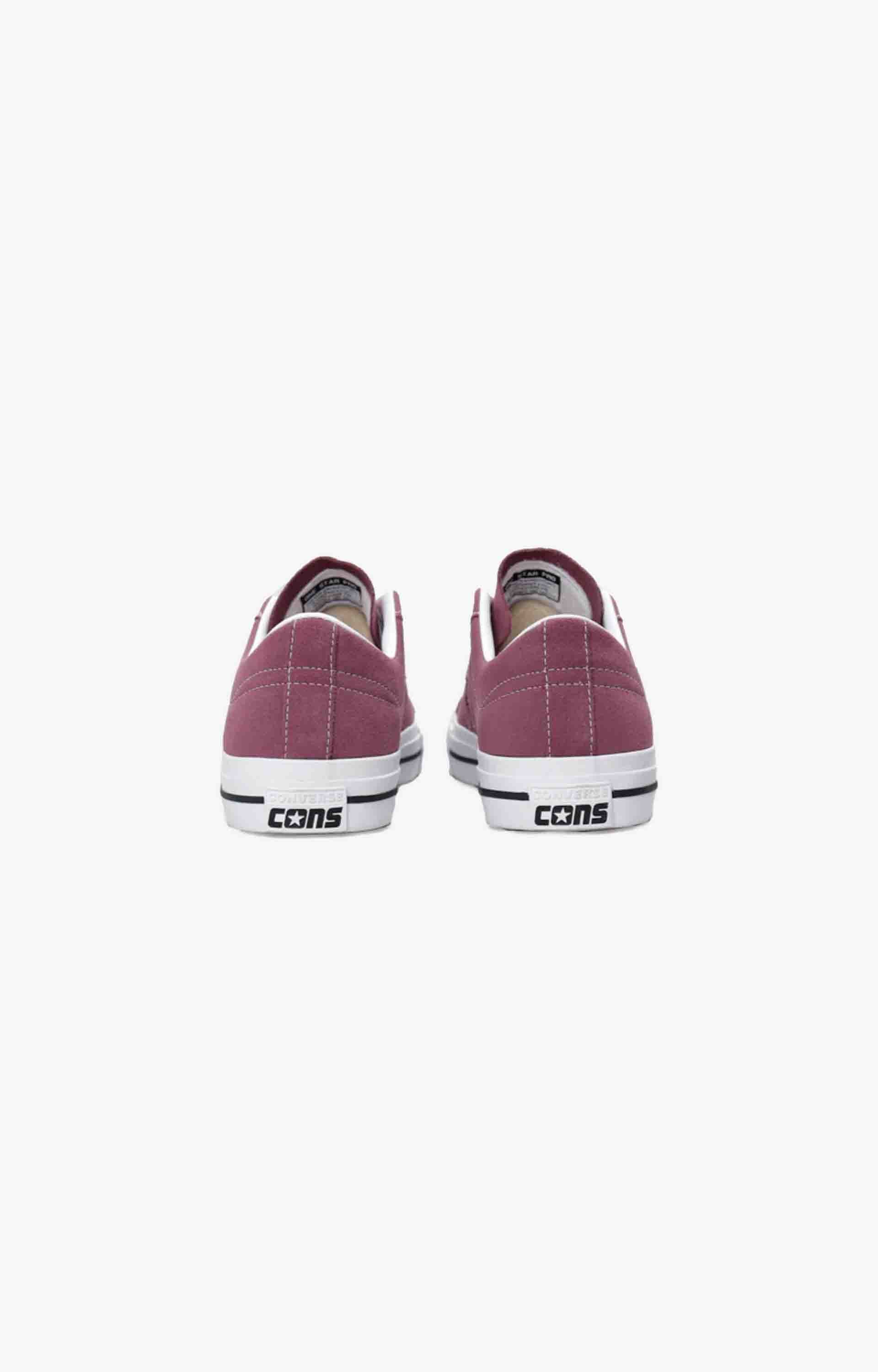 Converse One Star Pro Suede Low Mens Shoe, Shadowberry
