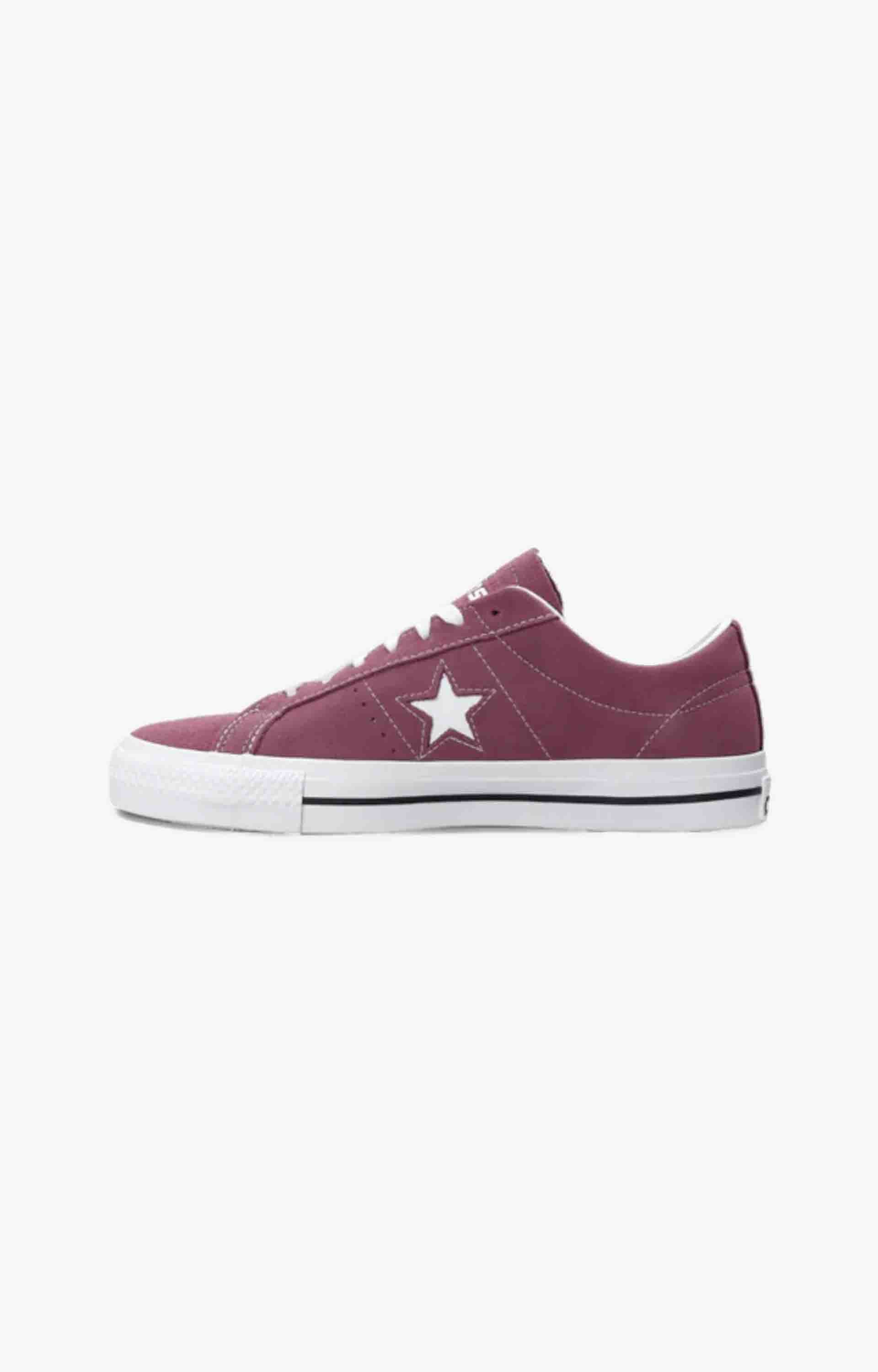 Converse One Star Pro Suede Low Mens Shoe, Shadowberry