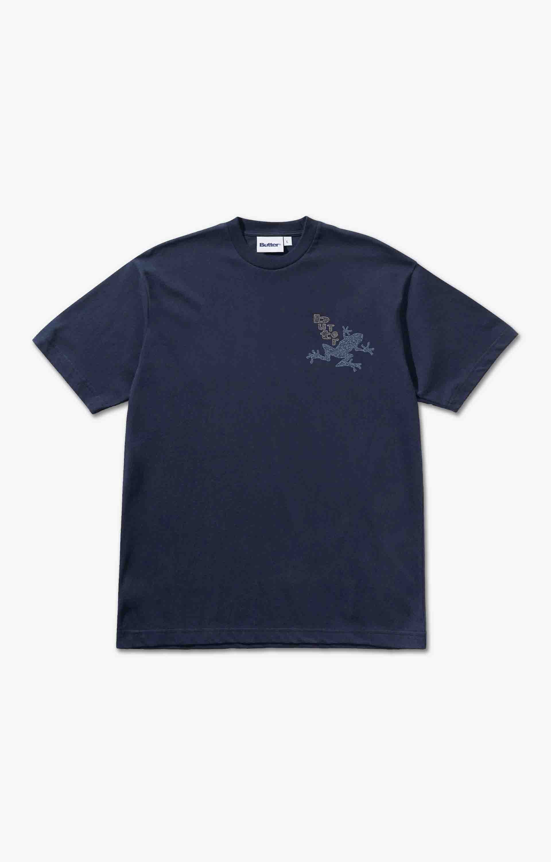Butter Goods Croaker T-Shirt, Navy