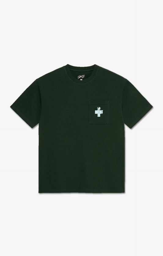 Last Resort AB Cross Pocket T-Shirt, Washed Green