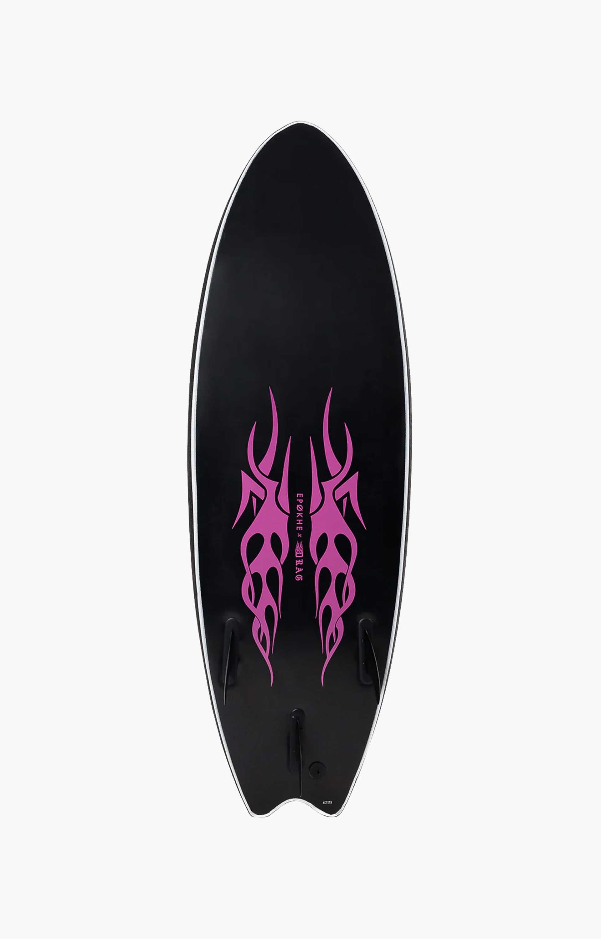 Epokhe x Drag Thruster Surfboard, 5'6