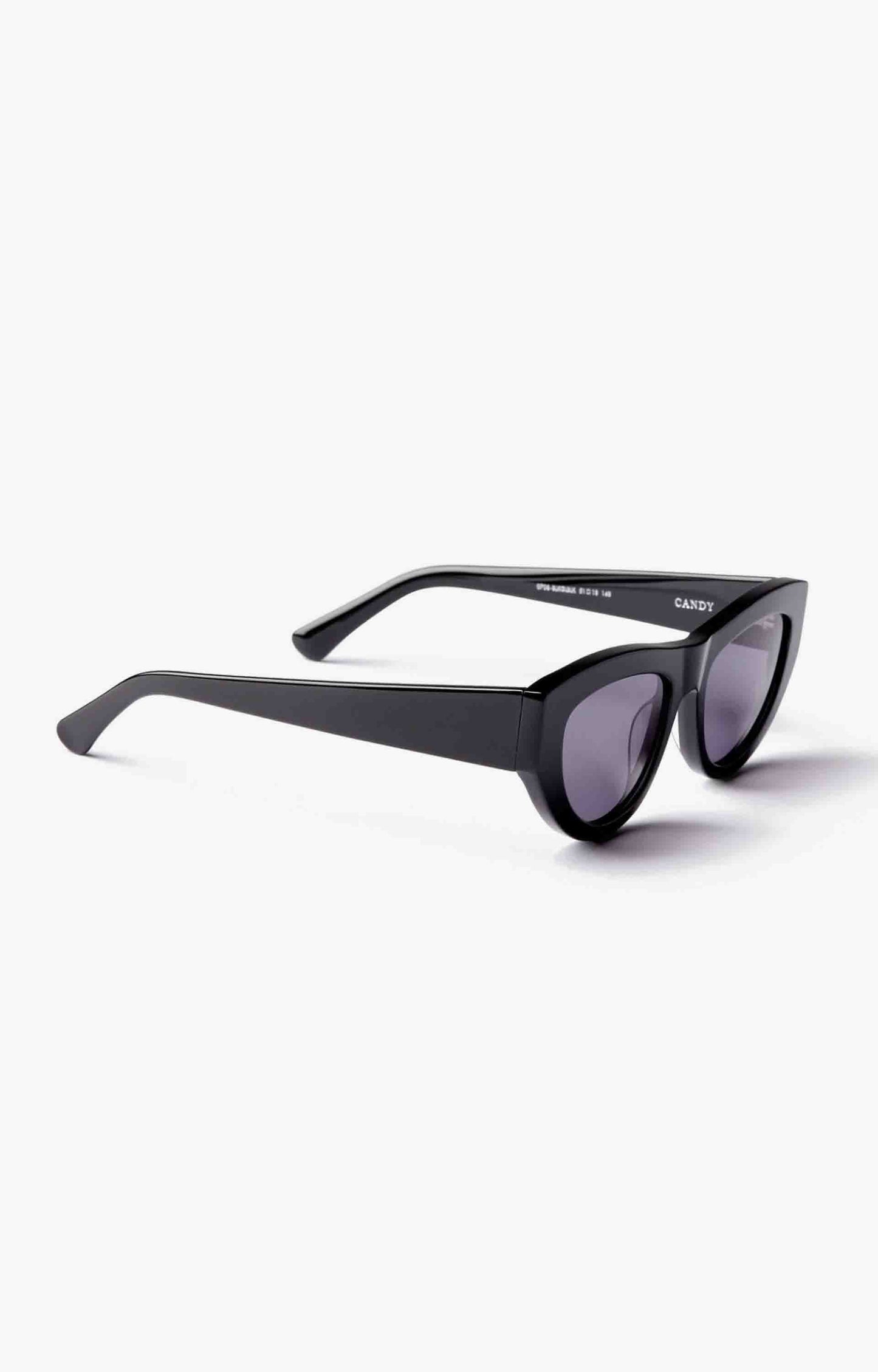 Epokhe Candy Sunglasses, Black Gloss/Black