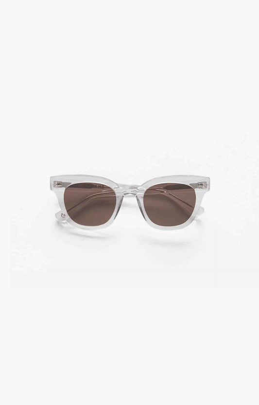 Epokhe Dylan Sunglasses, Crystal Polished/Bronze