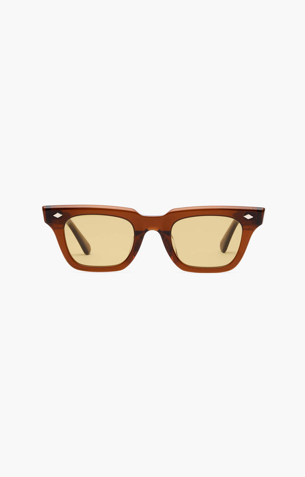 Epokhe Stereo Sunglasses, Maple Polished/Brown