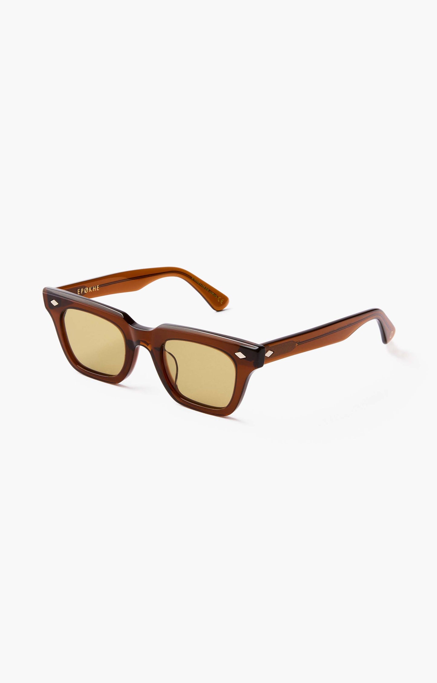 Epokhe Stereo Sunglasses, Maple Polished/Brown