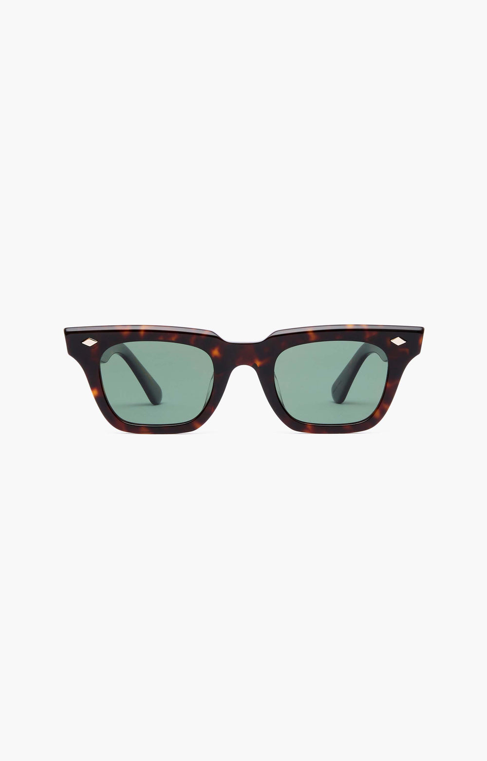 Epokhe Stereo Sunglasses, Tortoise Polished/Green Polarized