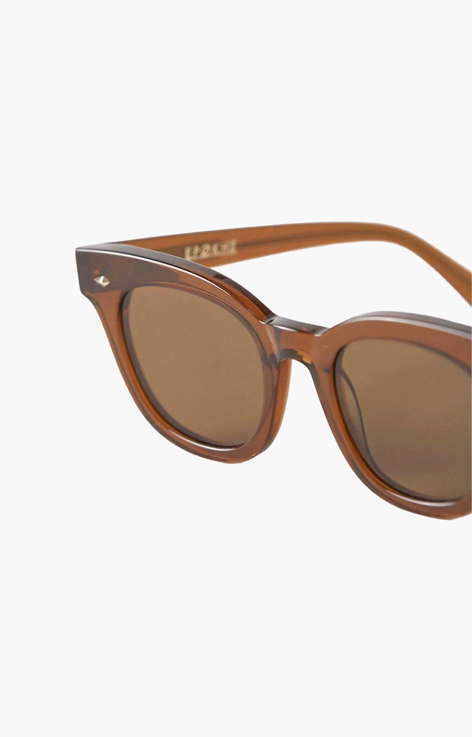 Epokhe Dylan Zero Sunglasses, Maple Polished/Brown Zero