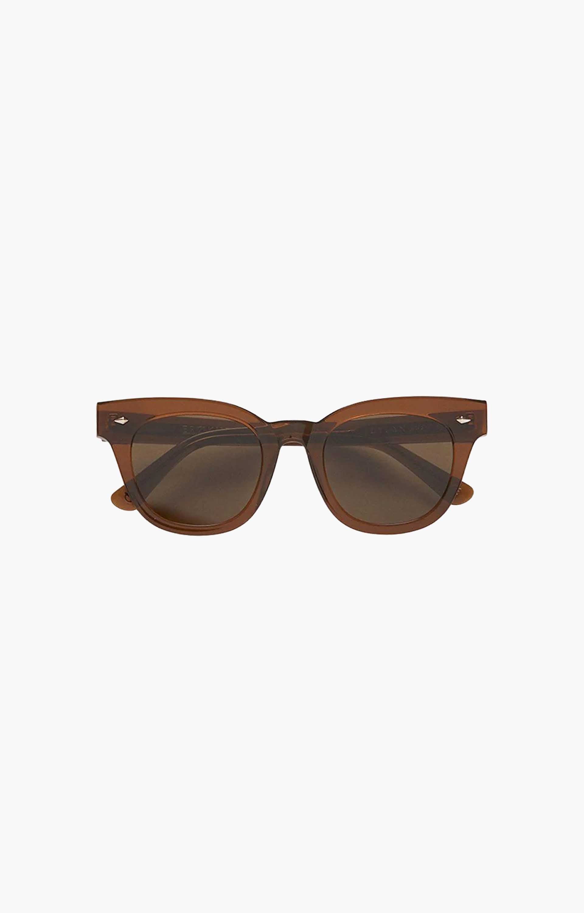 Epokhe Dylan Zero Sunglasses, Maple Polished/Brown Zero