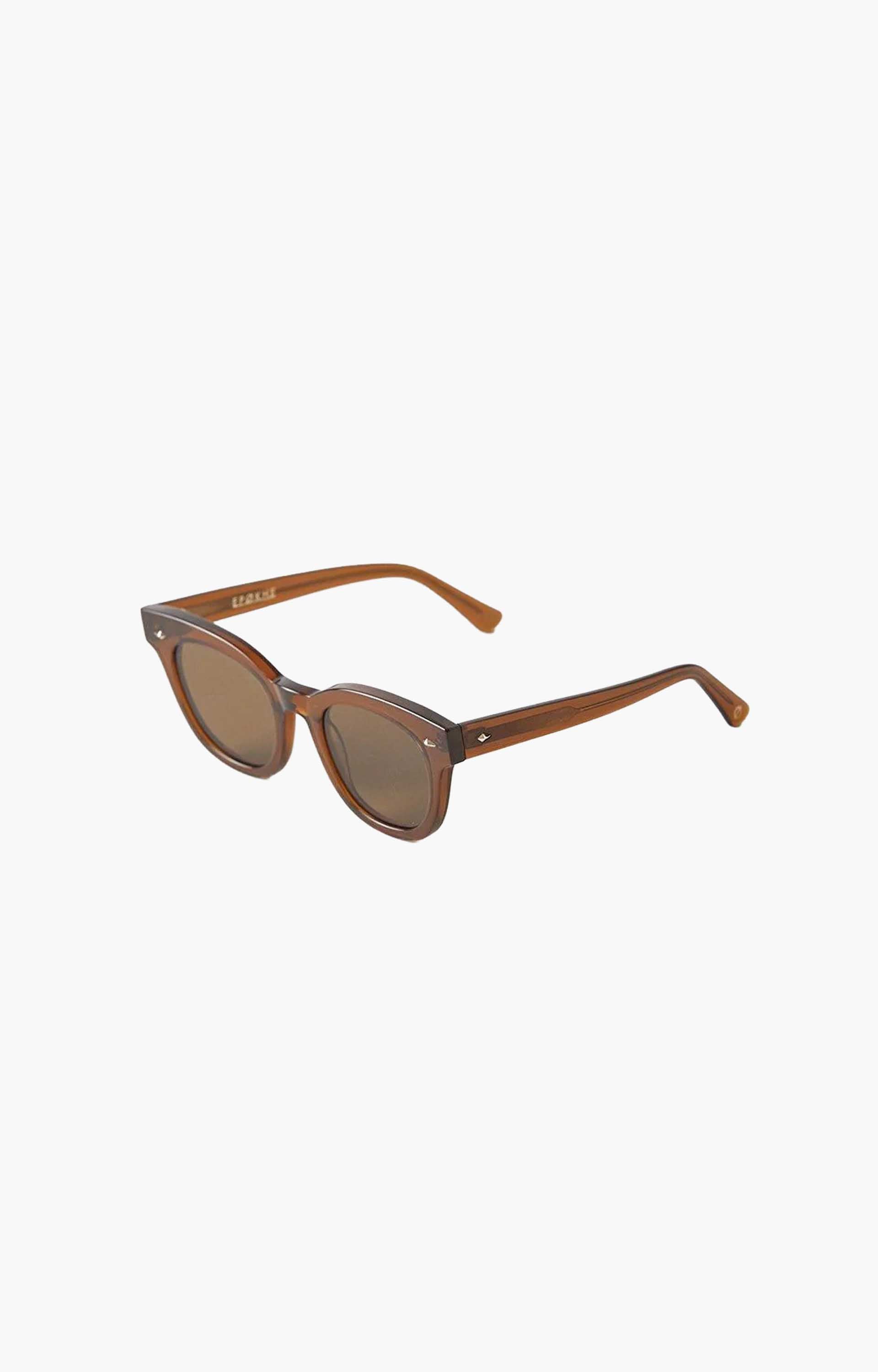 Epokhe Dylan Zero Sunglasses, Maple Polished/Brown Zero