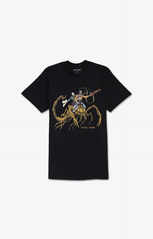 Fucking Awesome Louie Scorpion T-Shirt, Black
