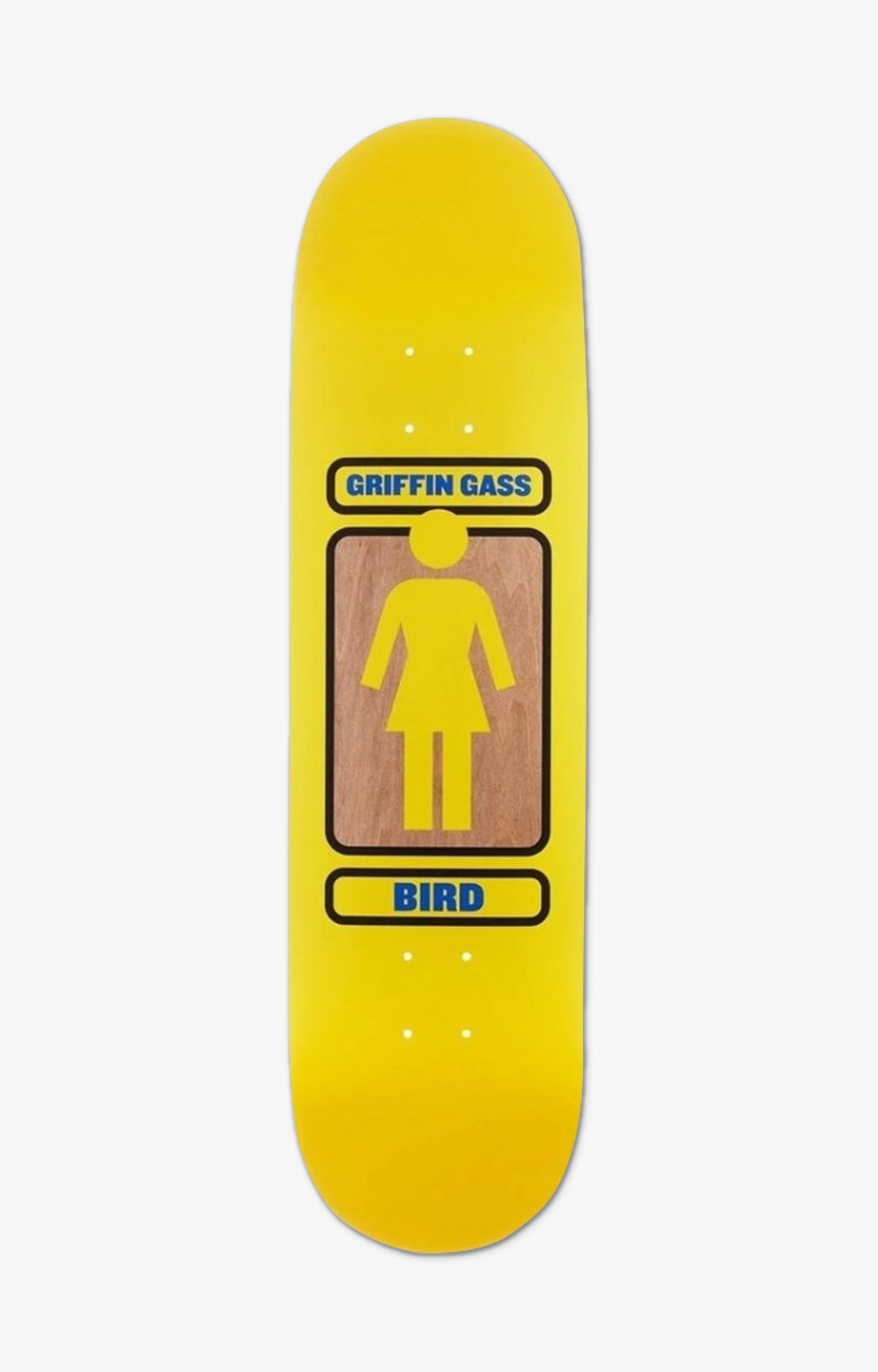 Girl 93 Til WR41 Griffin Gass Skateboard Deck, Yellow