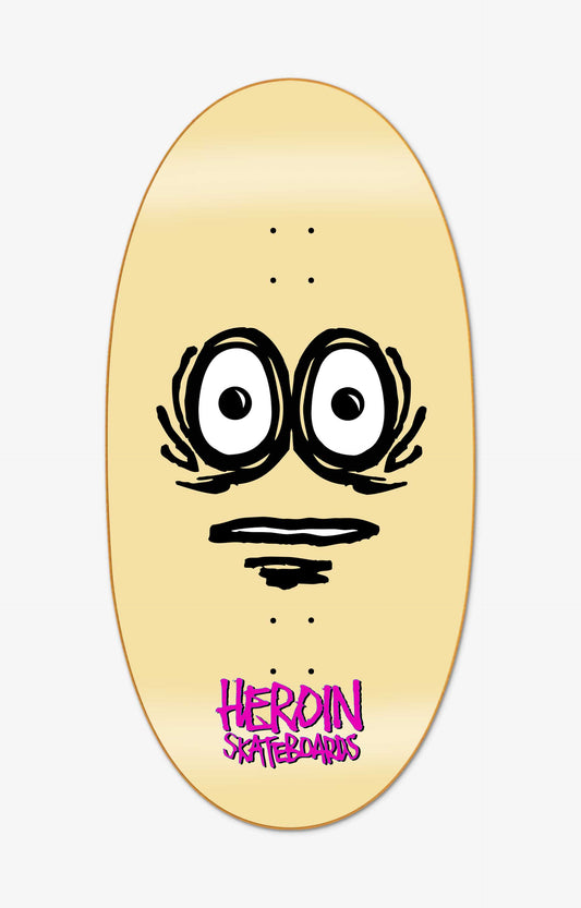 Heroin "Eggzilla 2" Skateboard Deck, 14"
