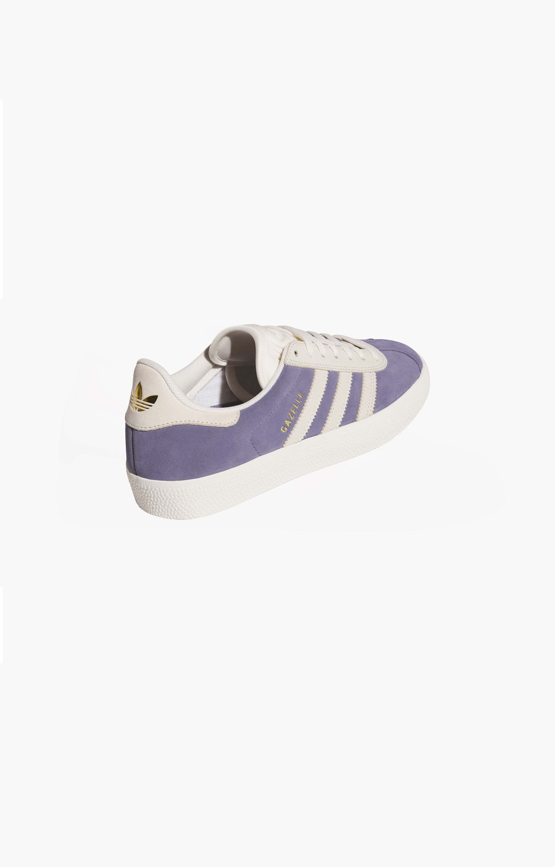 Adidas Gazelle ADV HQ7546 Shoes, Super Purple/Chalk White/Gold Metallic