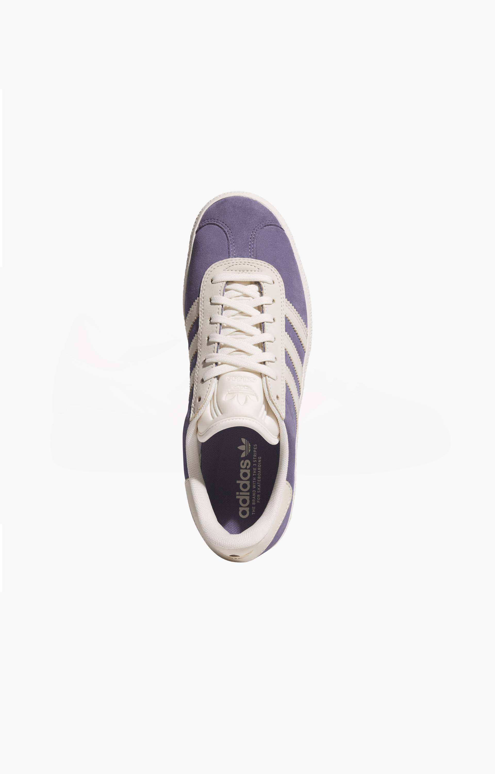 Adidas Gazelle ADV HQ7546 Shoes, Super Purple/Chalk White/Gold Metallic