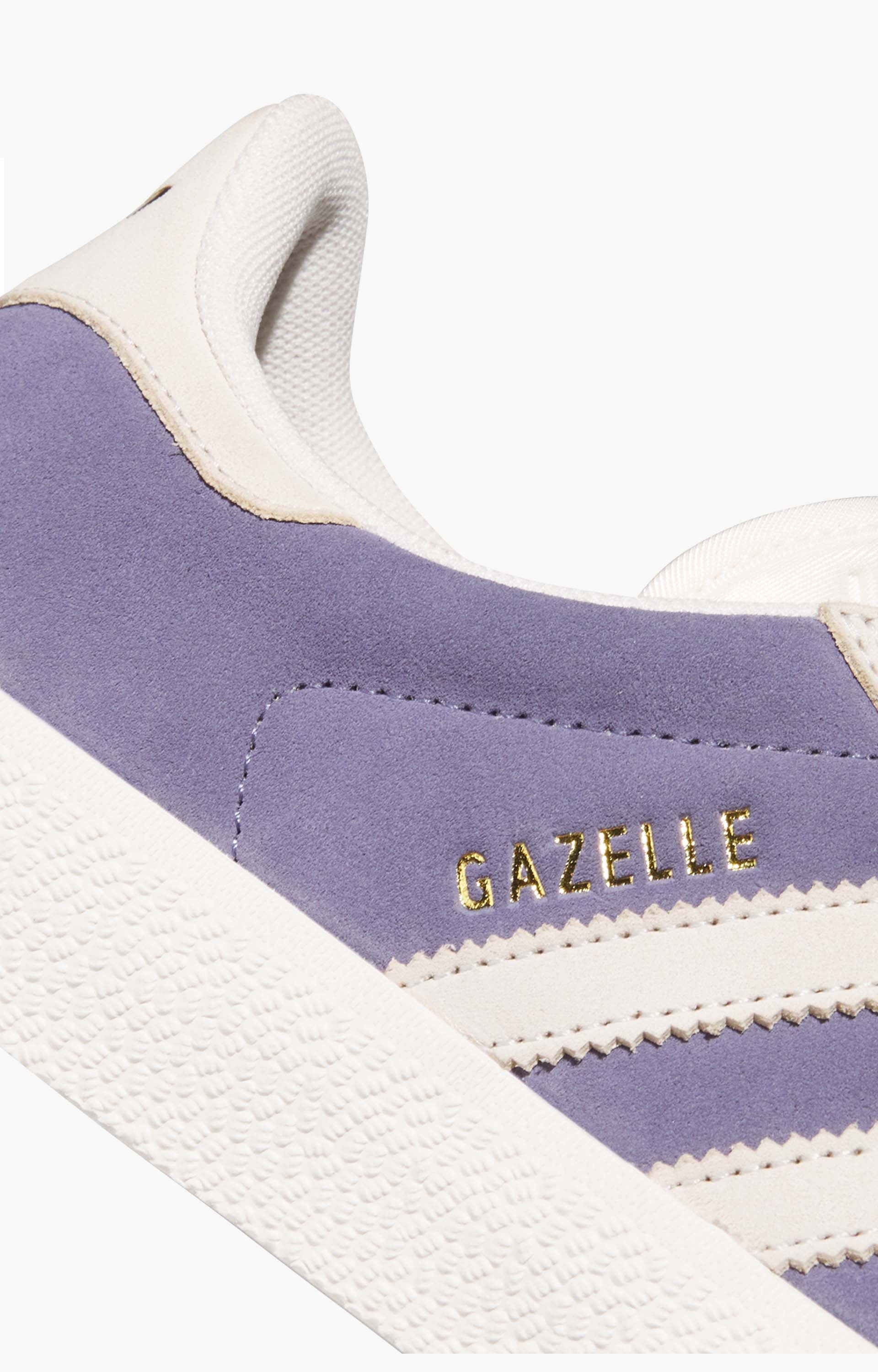 Adidas Gazelle ADV HQ7546 Shoes, Super Purple/Chalk White/Gold Metallic