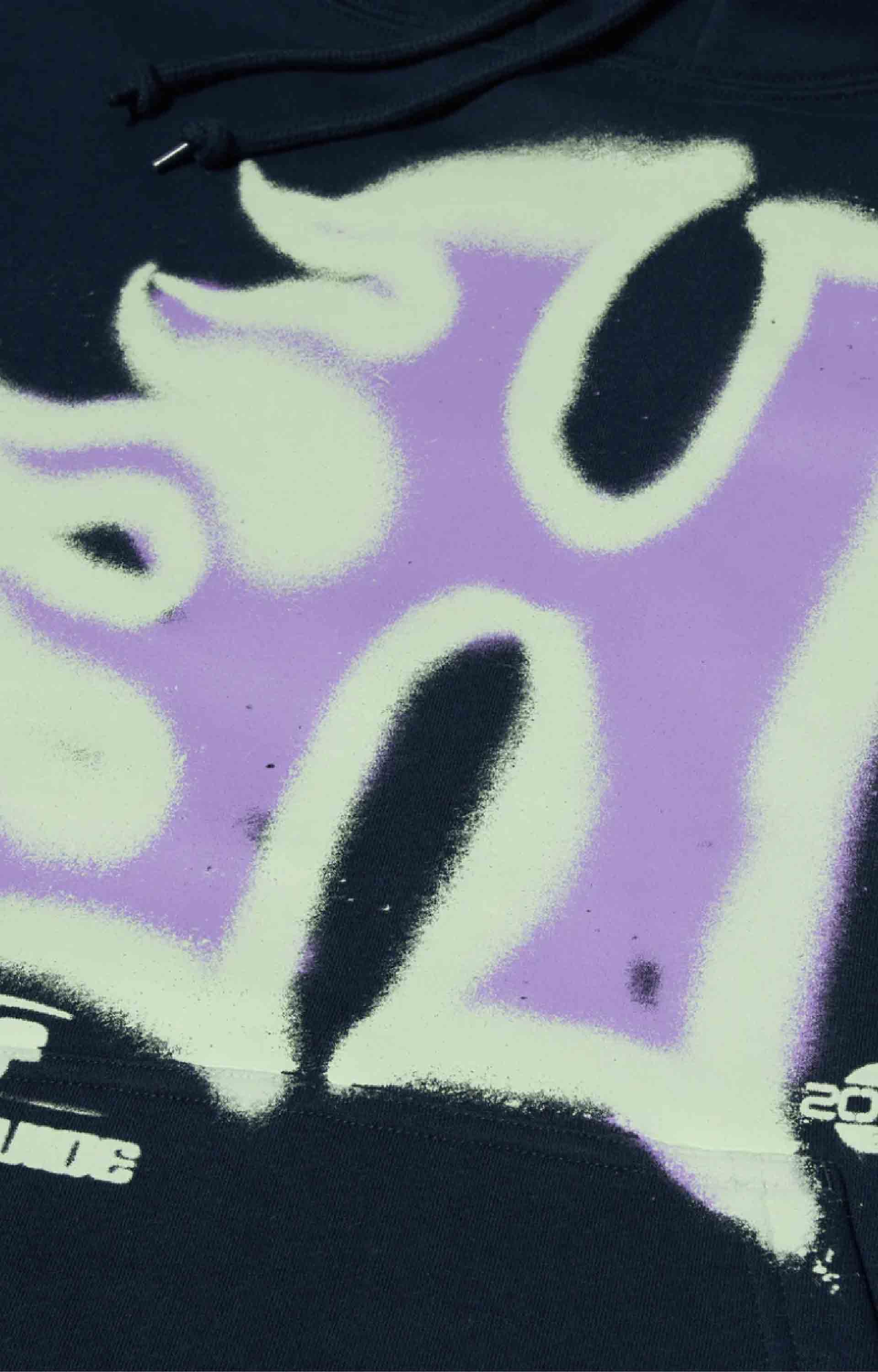 HUF Heat Wave Pullover Hoodie, Navy