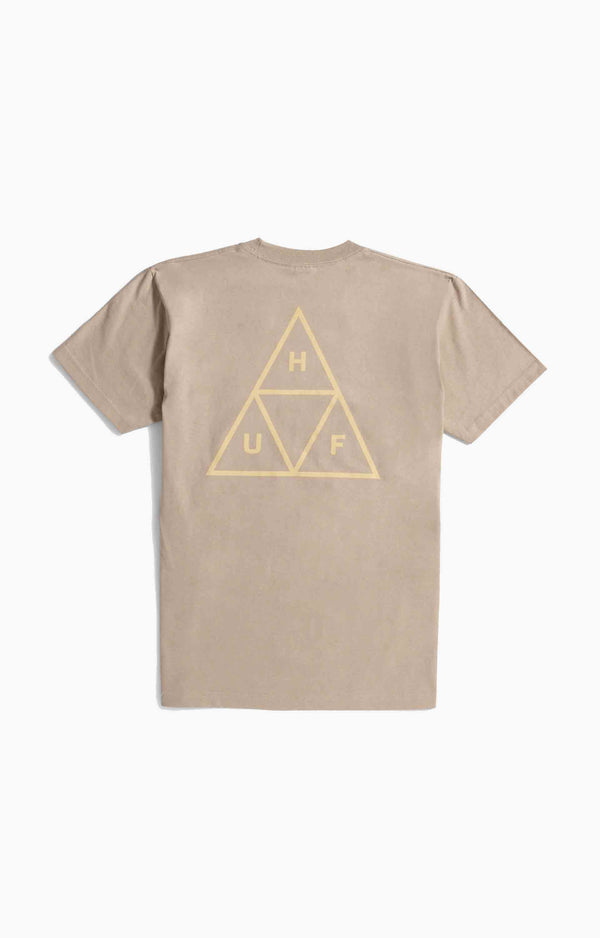Huf Set Triple Triangle T-Shirt, Clay