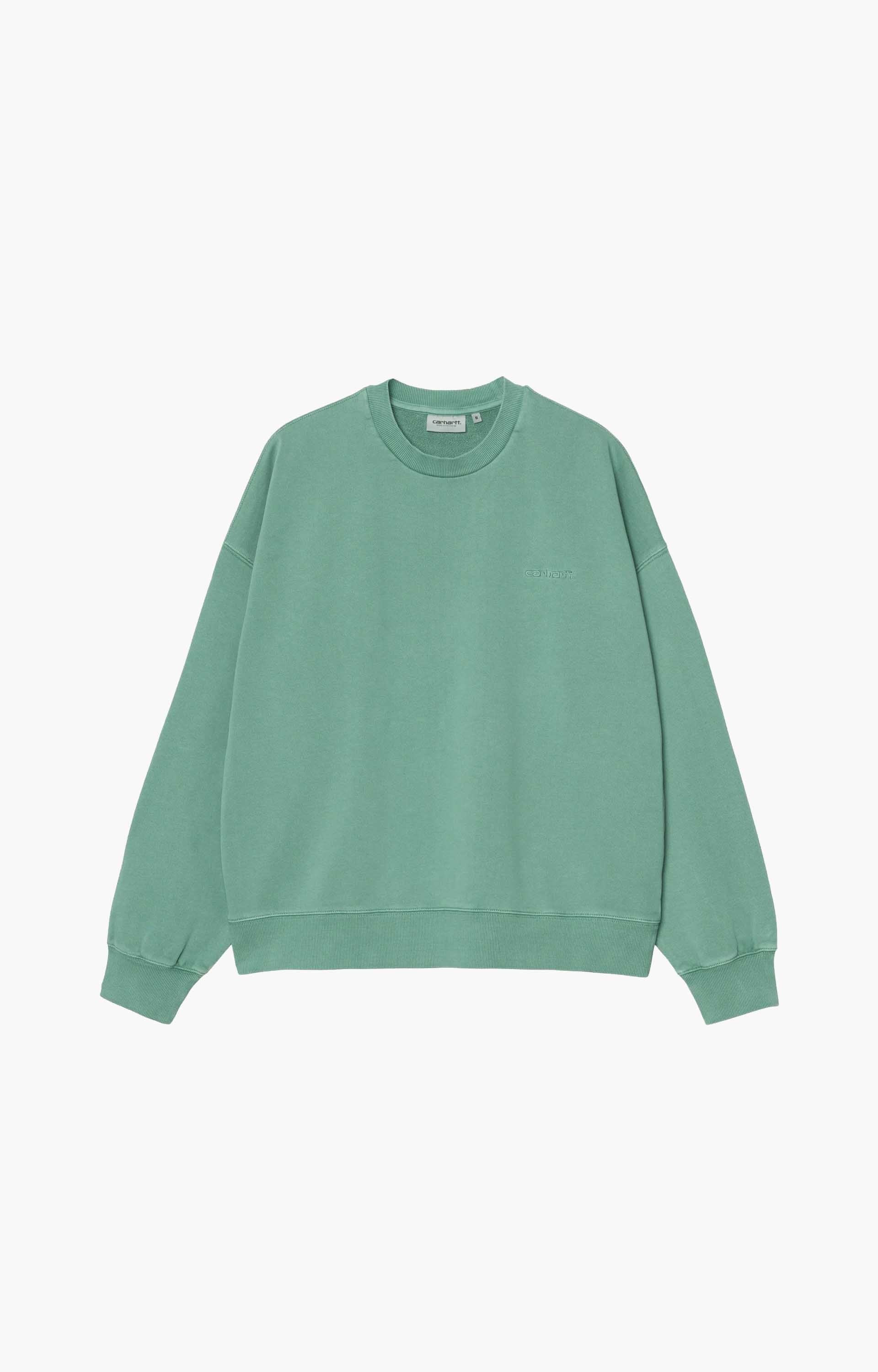 Carhartt WIP Benton Sweat, Lily Garment Dyed
