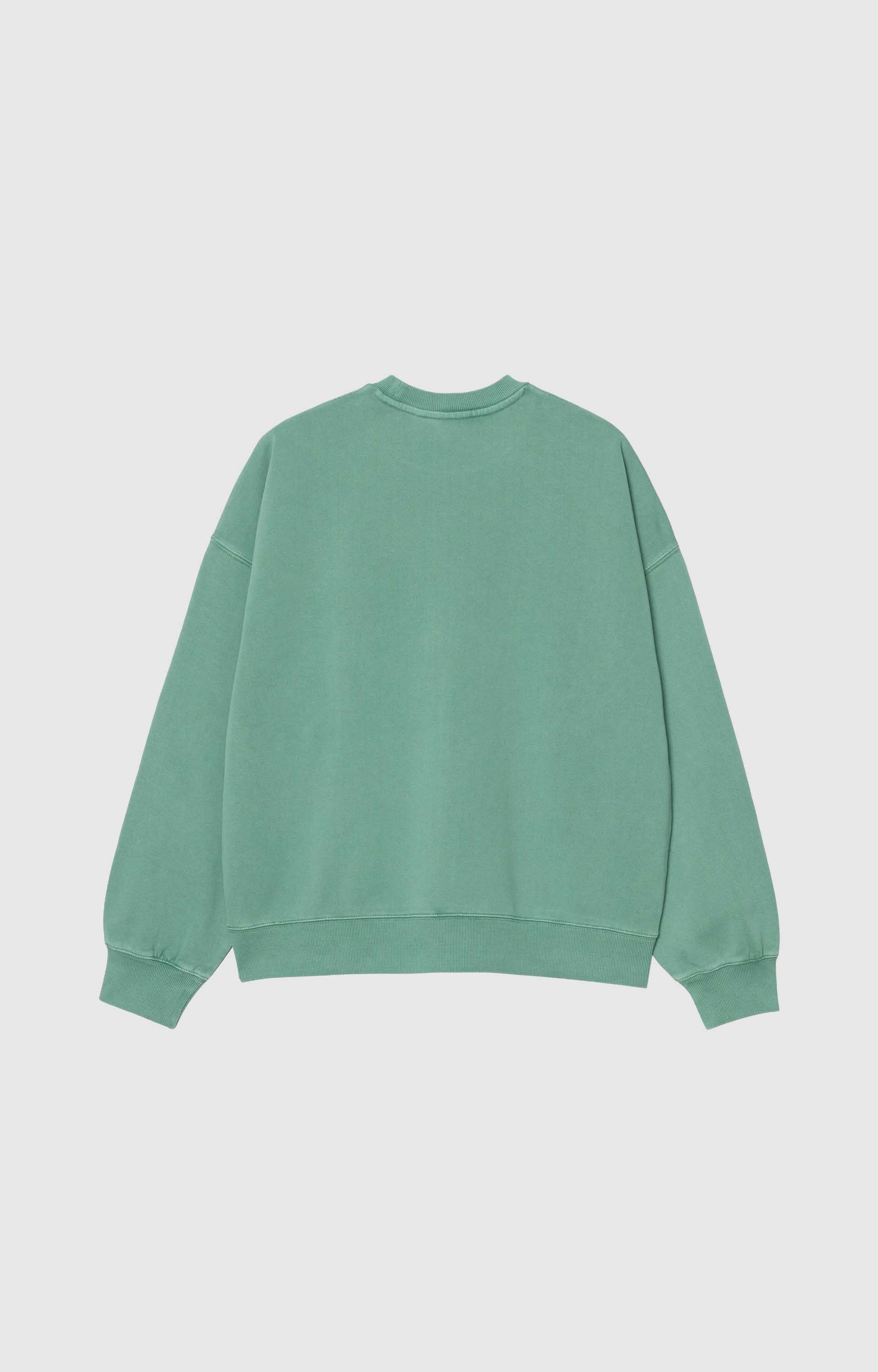 Carhartt WIP Benton Sweat, Lily Garment Dyed