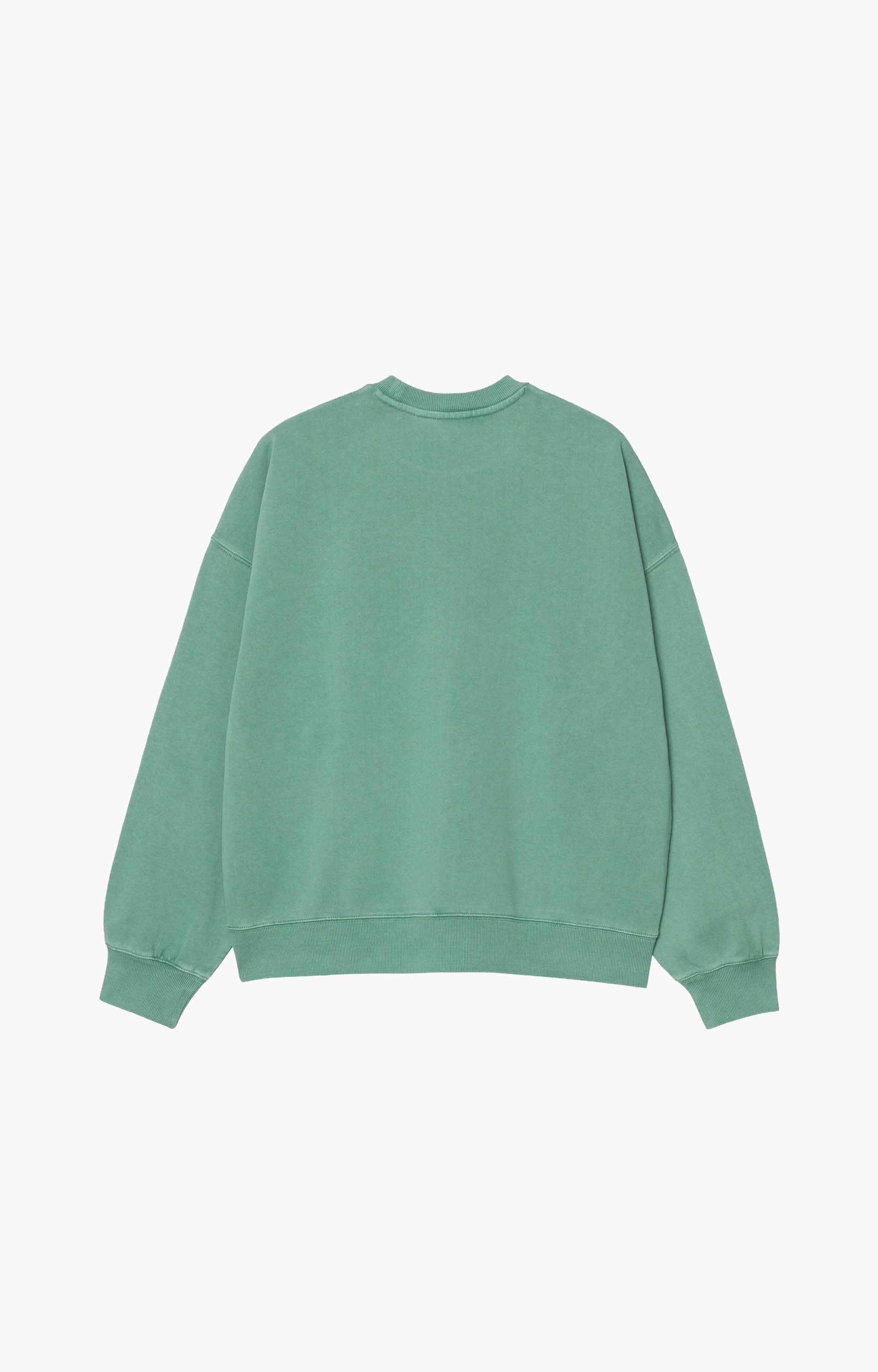 Carhartt WIP Benton Sweat, Lily Garment Dyed