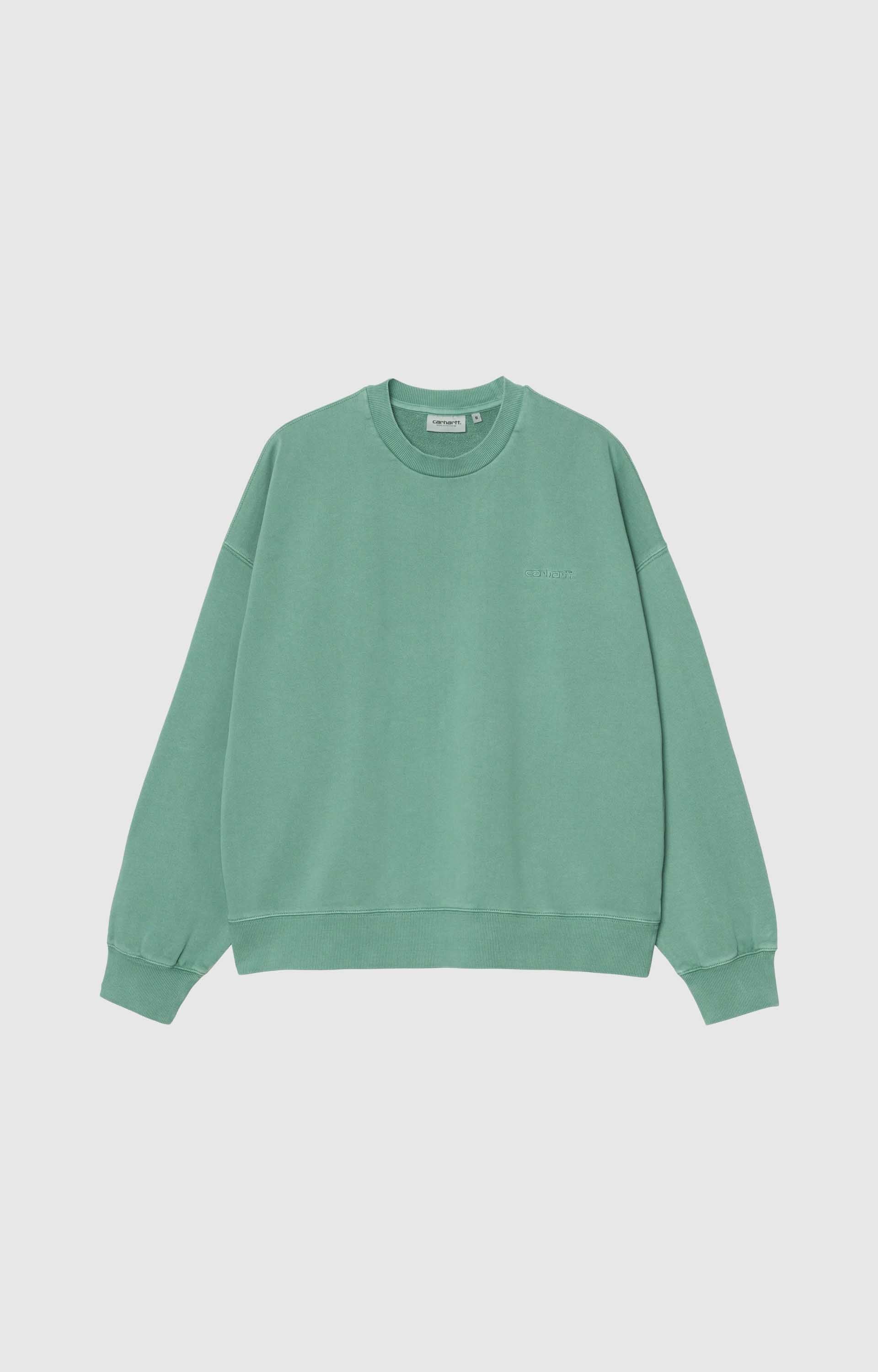 Carhartt WIP Benton Sweat, Lily Garment Dyed